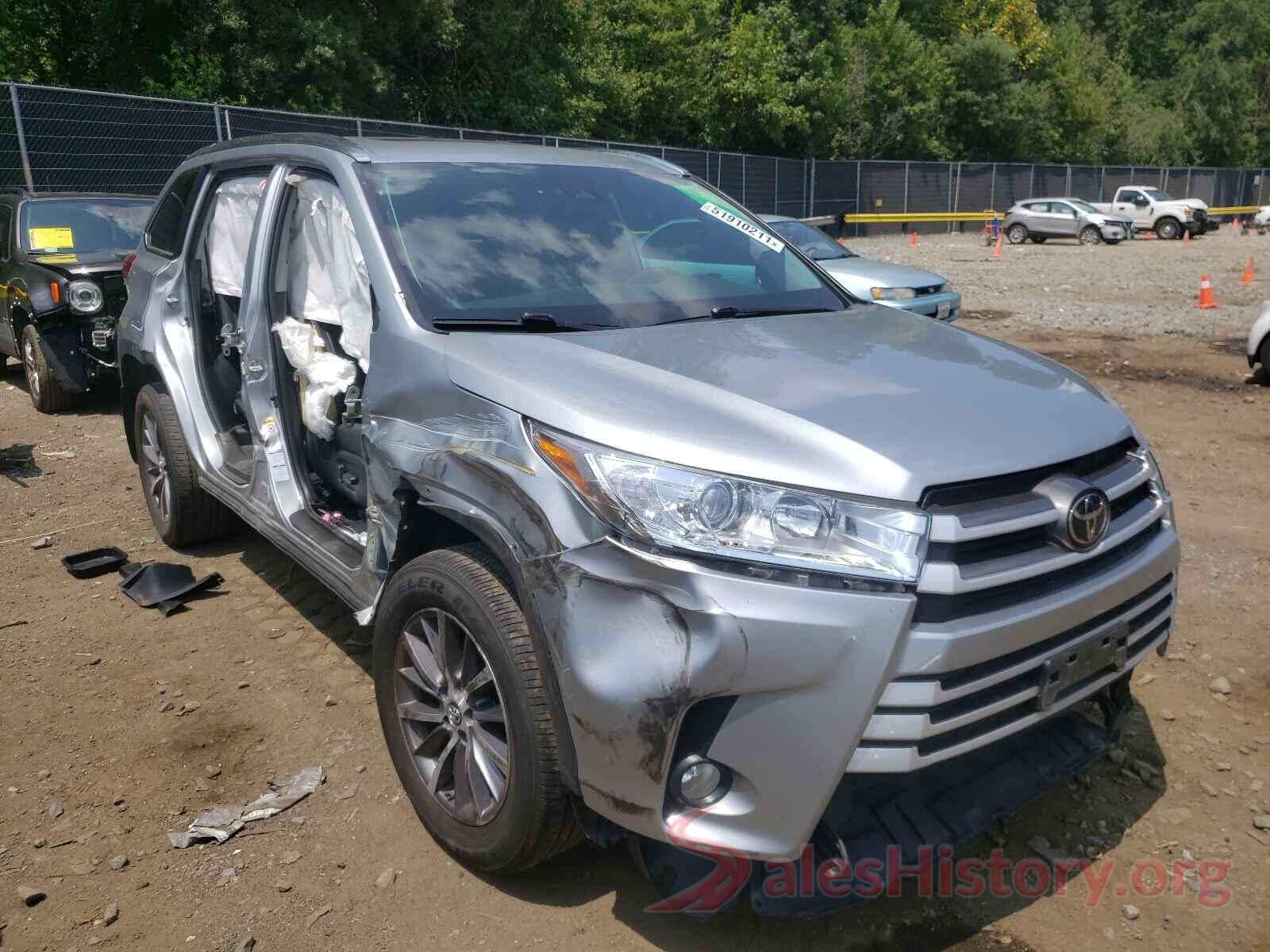 5TDJZRFH5KS574671 2019 TOYOTA HIGHLANDER