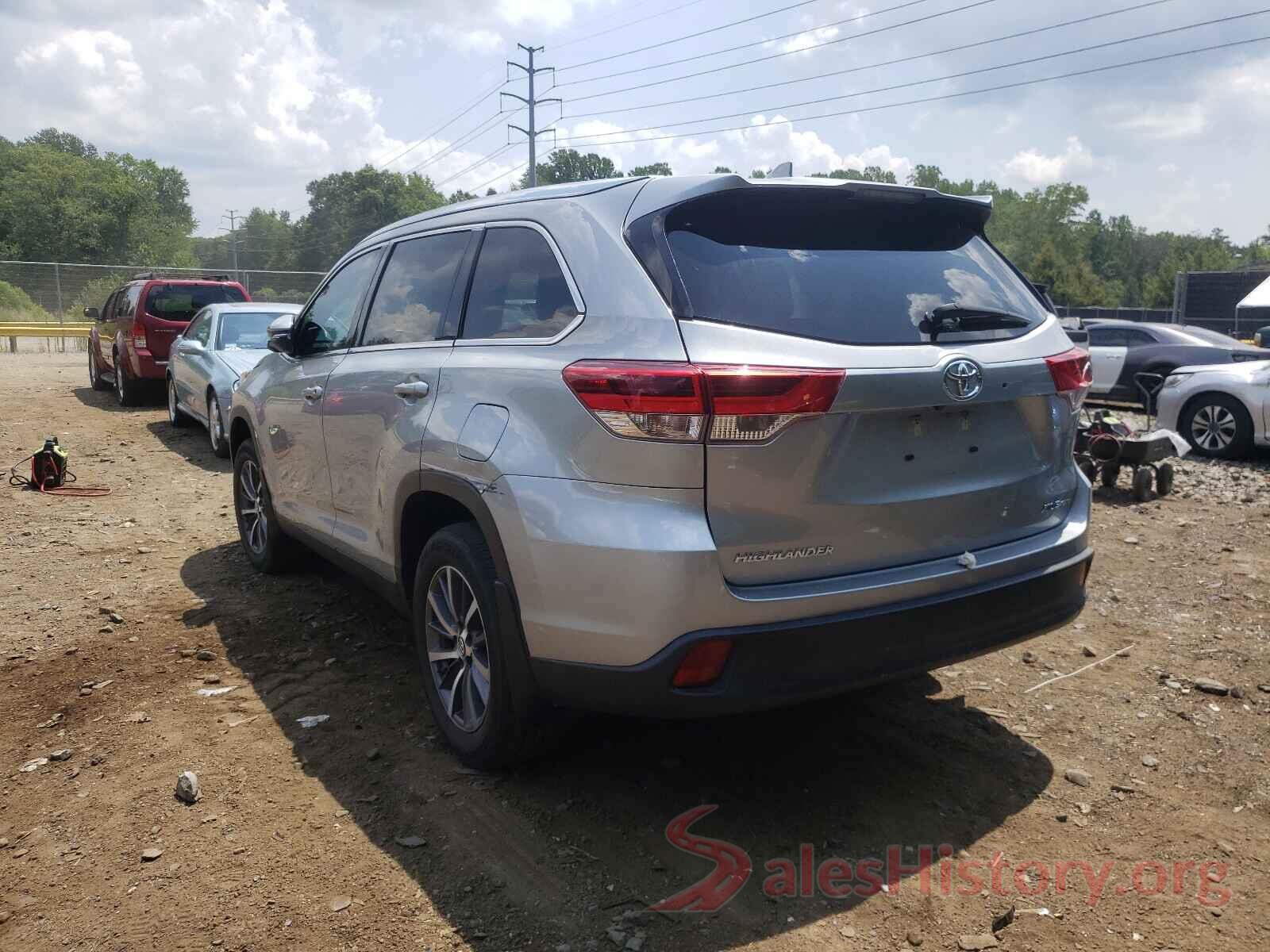 5TDJZRFH5KS574671 2019 TOYOTA HIGHLANDER