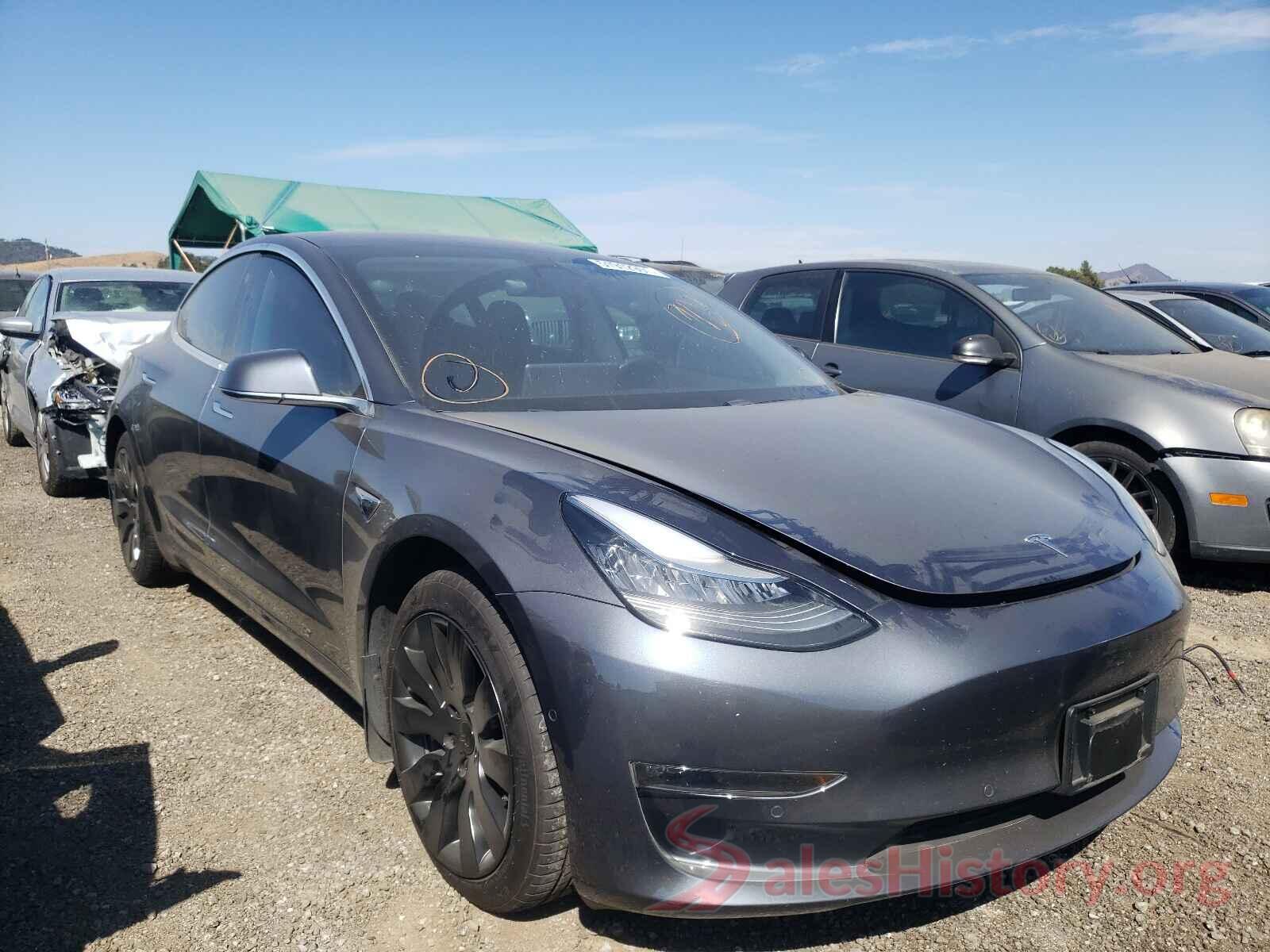 5YJ3E1EB6JF113906 2018 TESLA MODEL 3