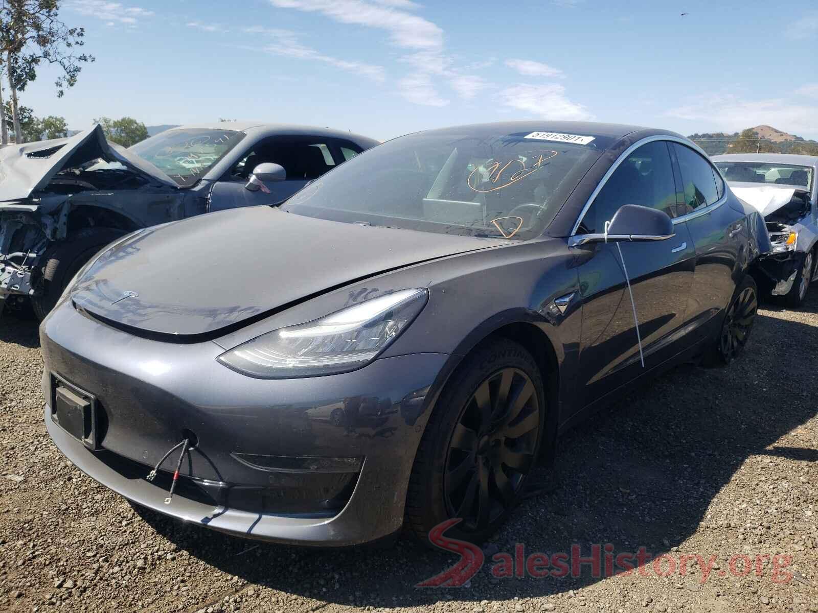 5YJ3E1EB6JF113906 2018 TESLA MODEL 3