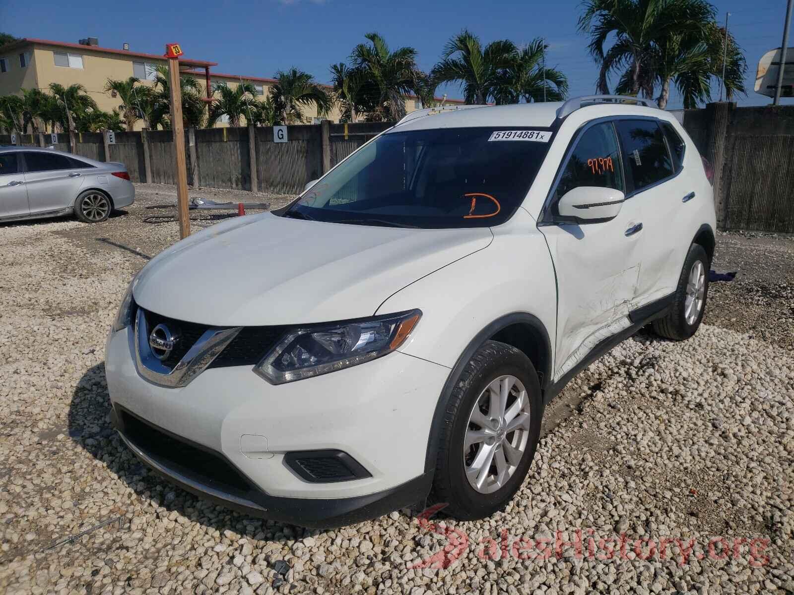 KNMAT2MT9GP689873 2016 NISSAN ROGUE