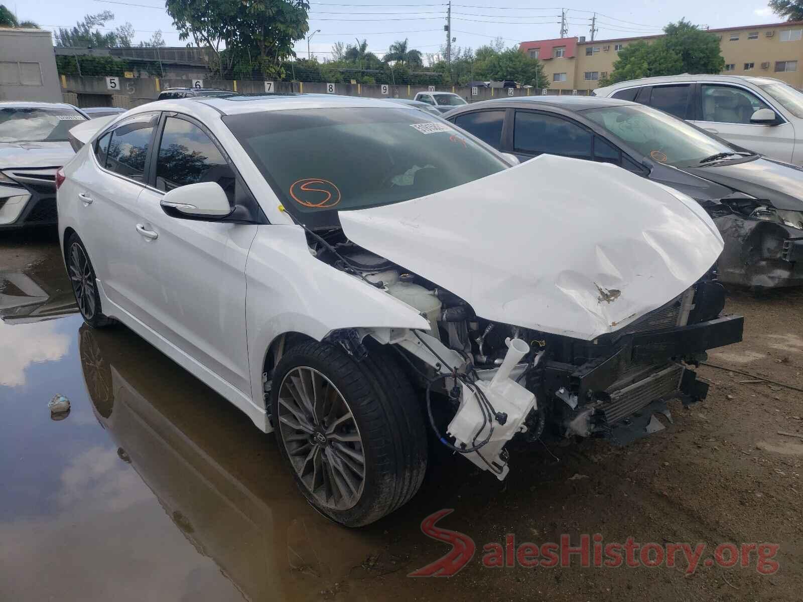 KMHD04LB5JU611864 2018 HYUNDAI ELANTRA