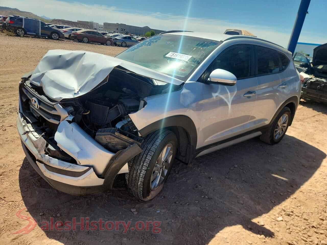2018 HYUNDAI TUCSON VIN KM8J33A42JU612009, auction photo