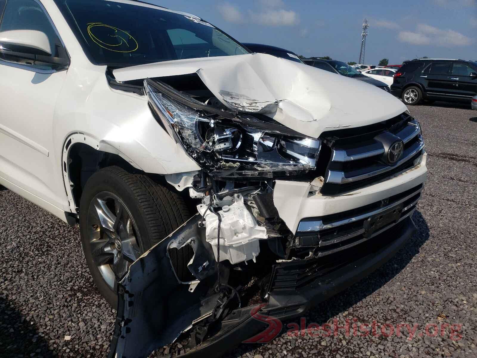 5TDDZRFH7HS383338 2017 TOYOTA HIGHLANDER