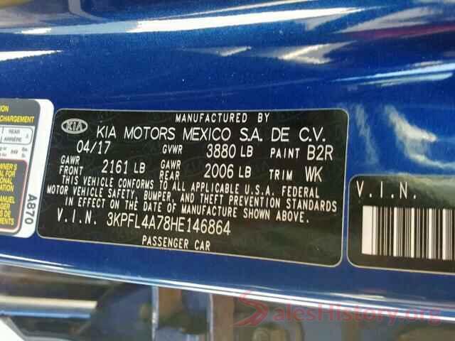 3KPFL4A78HE146864 2017 KIA FORTE