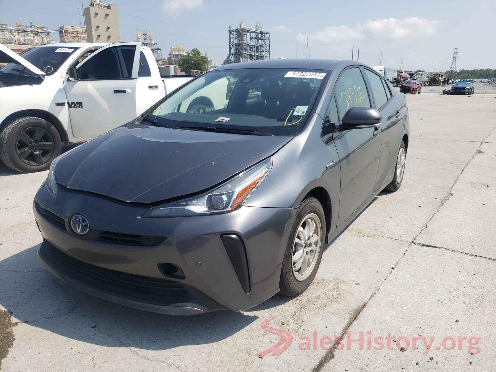 JTDKARFU2L3104318 2020 TOYOTA PRIUS