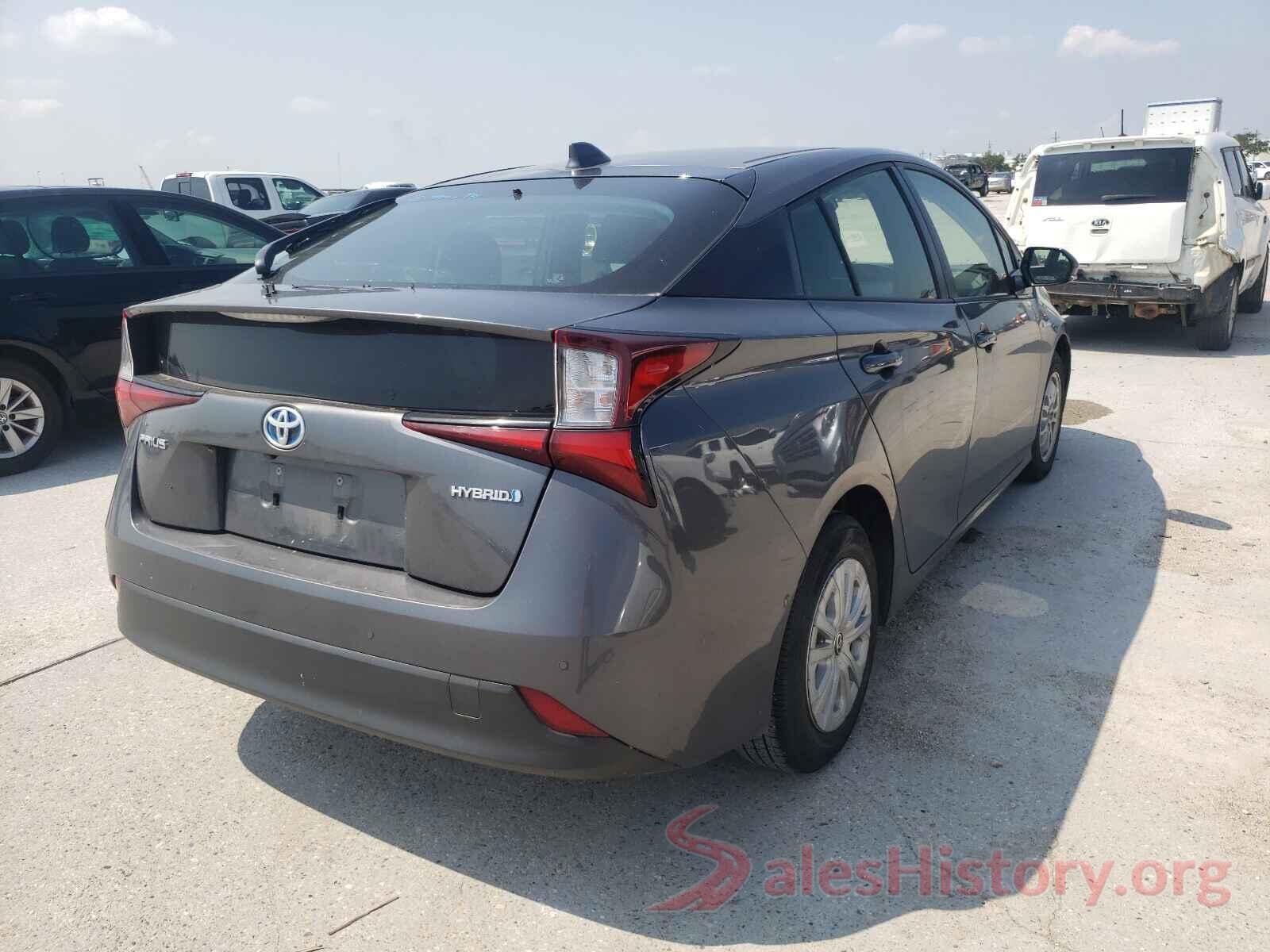 JTDKARFU2L3104318 2020 TOYOTA PRIUS