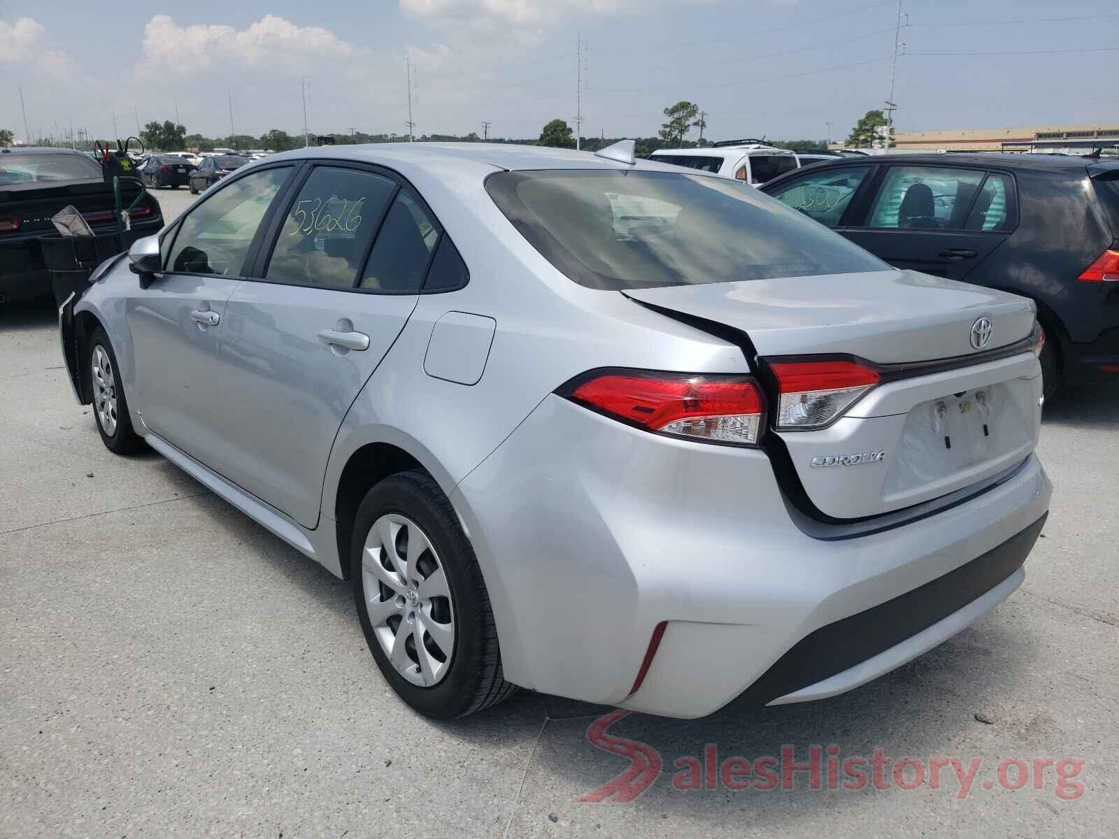 JTDEPRAE2LJ020376 2020 TOYOTA COROLLA