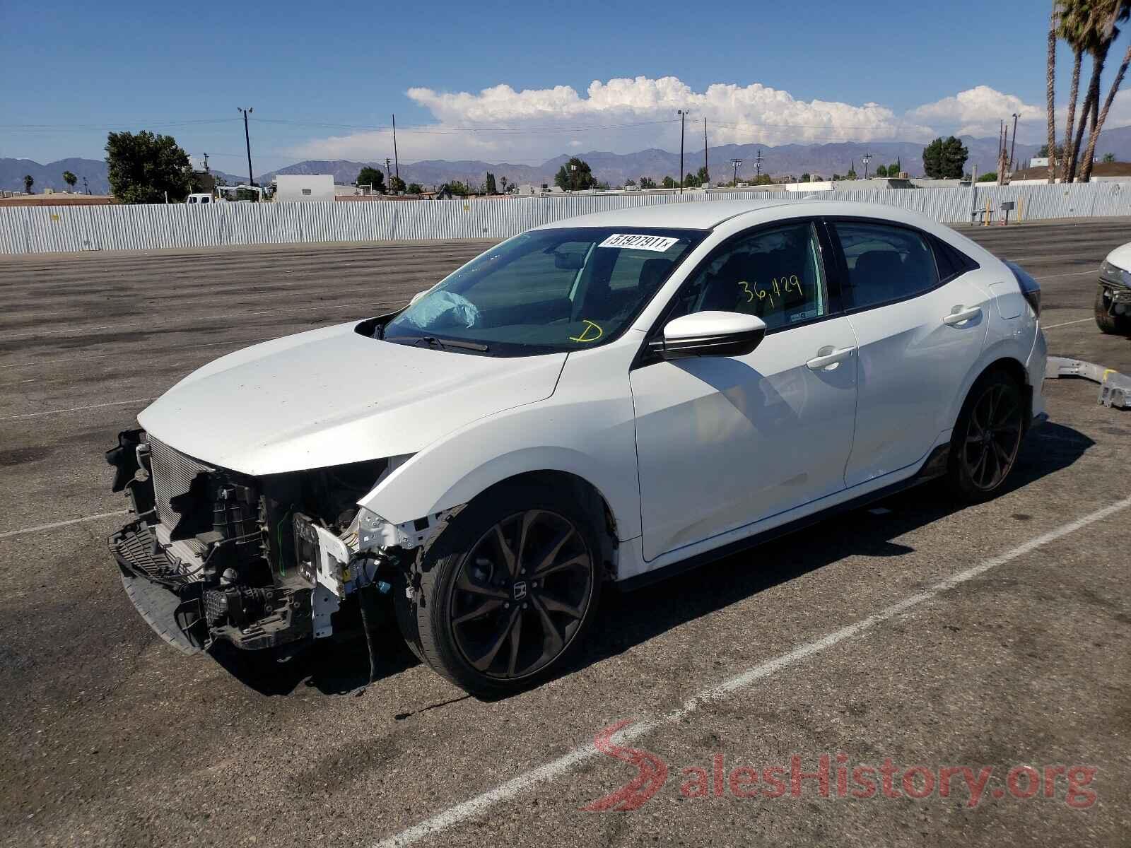 SHHFK7H44JU425307 2018 HONDA CIVIC