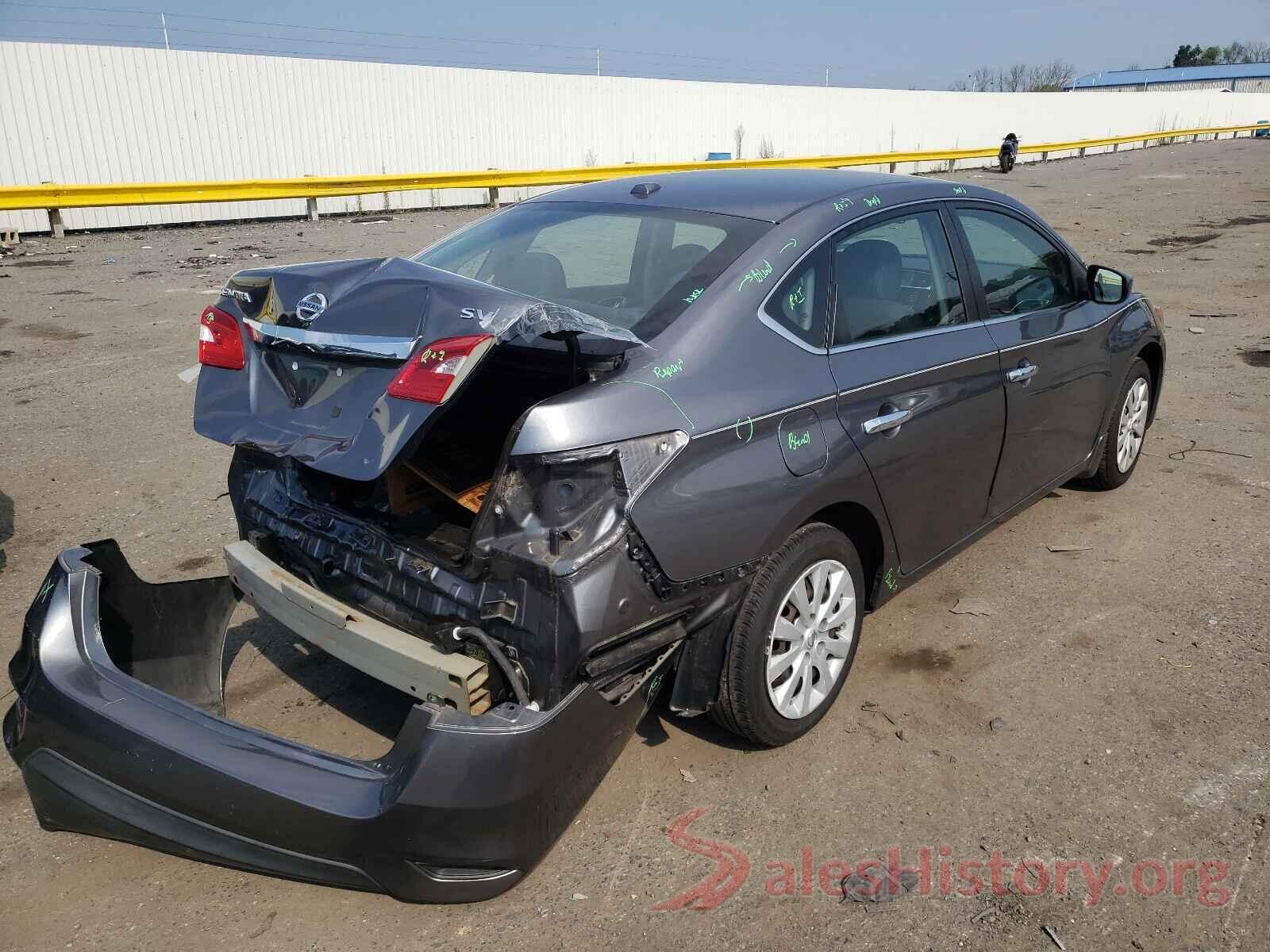 3N1AB7APXGL661375 2016 NISSAN SENTRA