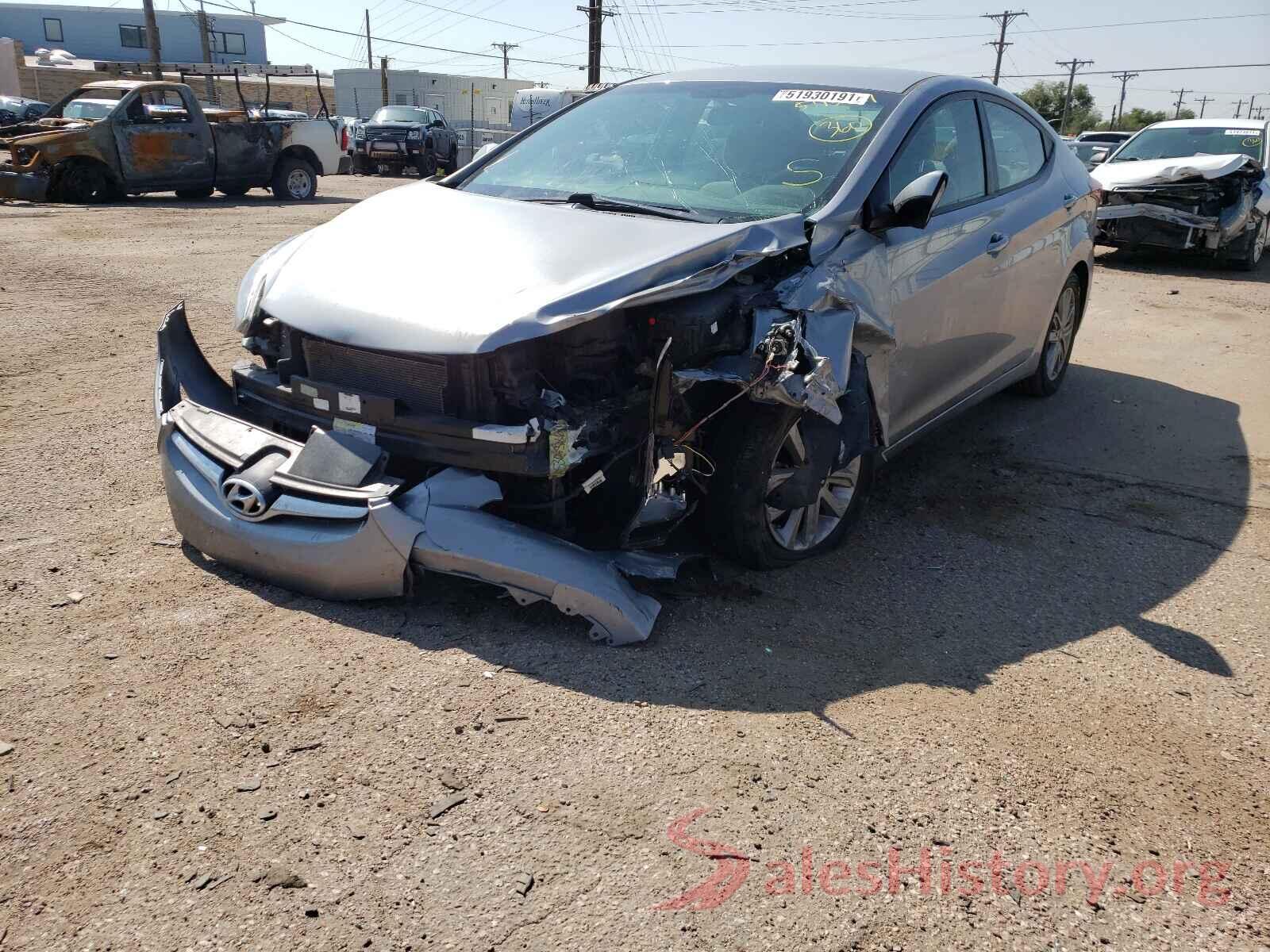 5NPDH4AE4GH763776 2016 HYUNDAI ELANTRA