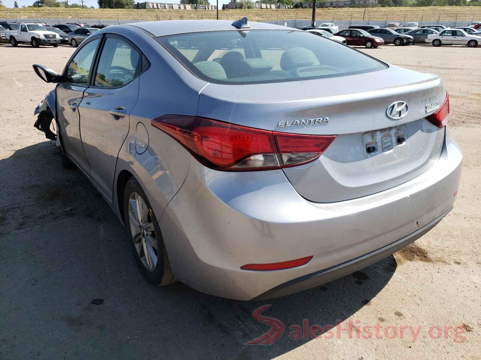 5NPDH4AE4GH763776 2016 HYUNDAI ELANTRA