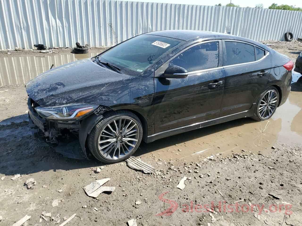 KMHD04LB4JU553858 2018 HYUNDAI ELANTRA