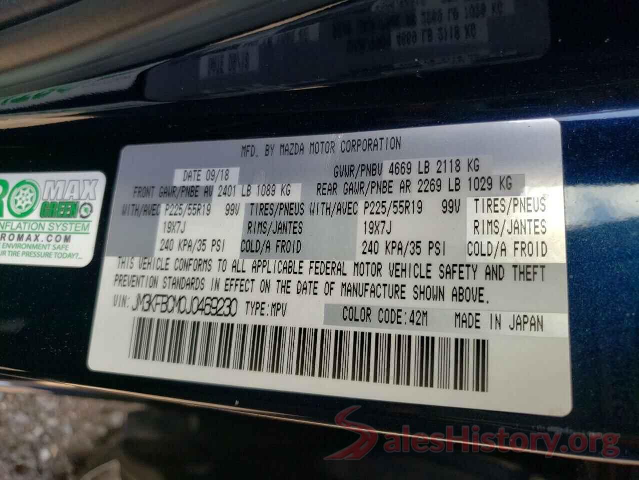 JM3KFBCM0J0469230 2018 MAZDA CX-5