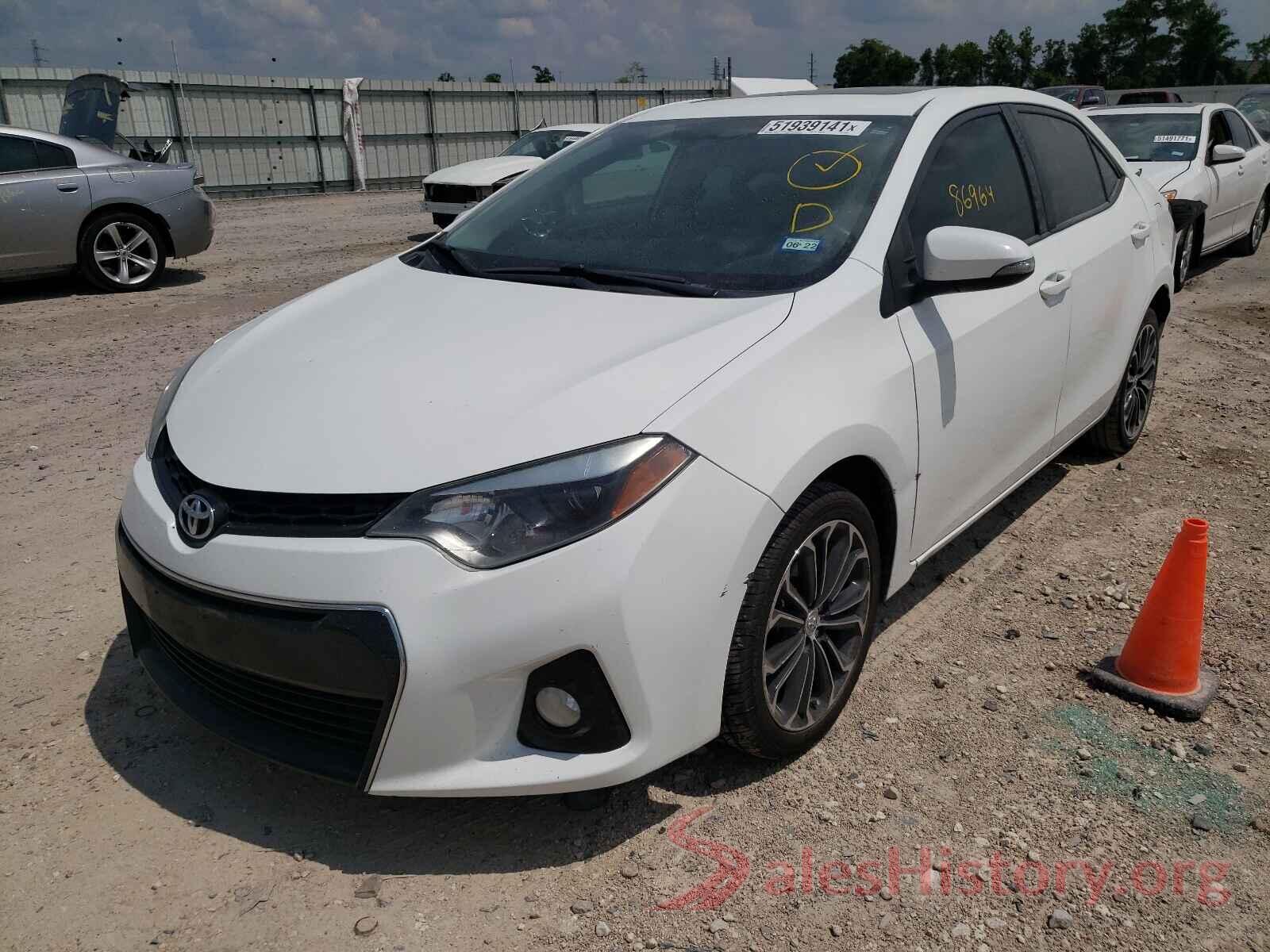 5YFBURHE5GP452091 2016 TOYOTA COROLLA