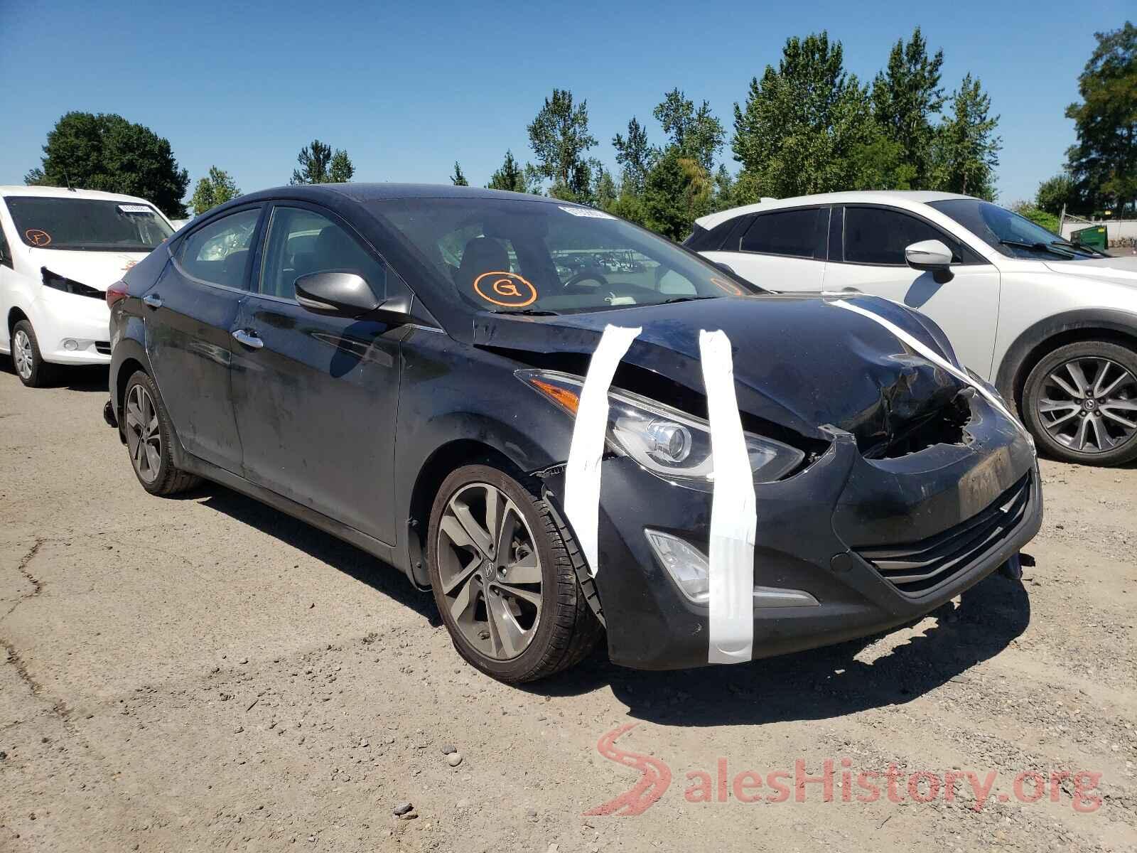 KMHDH4AE8GU475065 2016 HYUNDAI ELANTRA