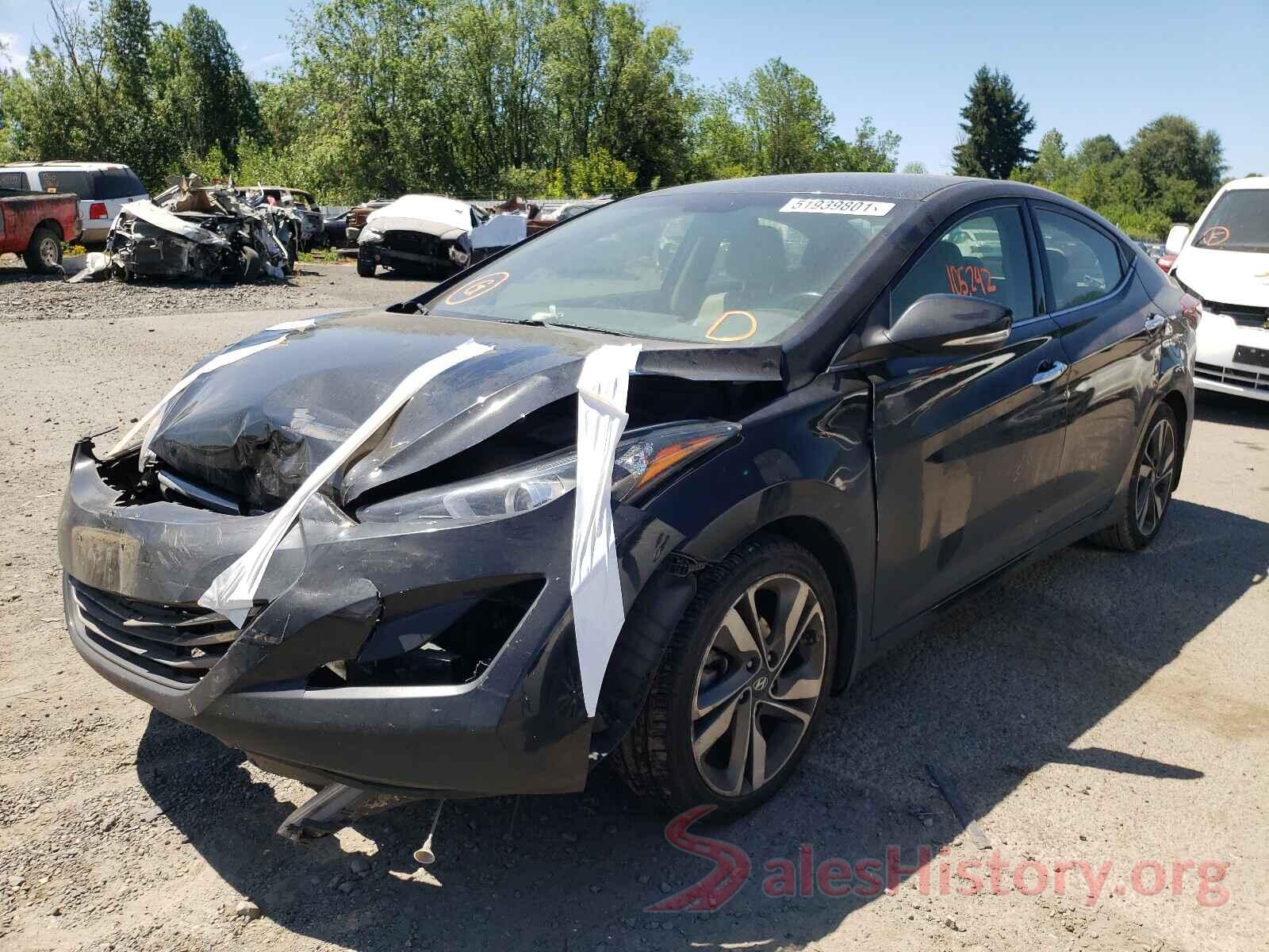 KMHDH4AE8GU475065 2016 HYUNDAI ELANTRA