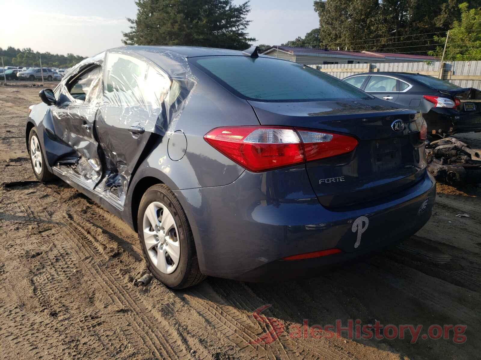 KNAFK4A62G5612368 2016 KIA FORTE