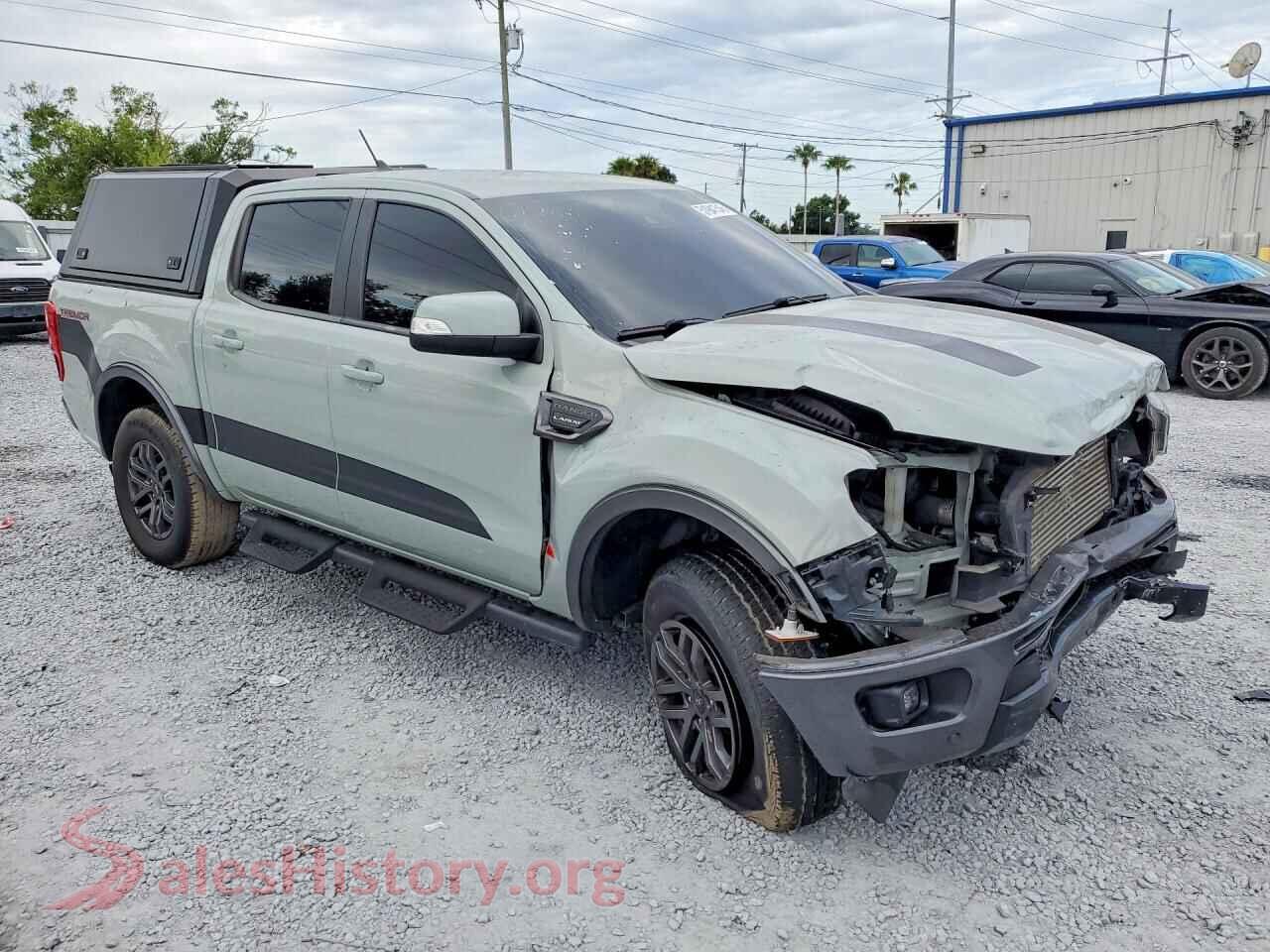 2021 FORD RANGER VIN 1FTER4FHXMLD66908, rear 3/4 view