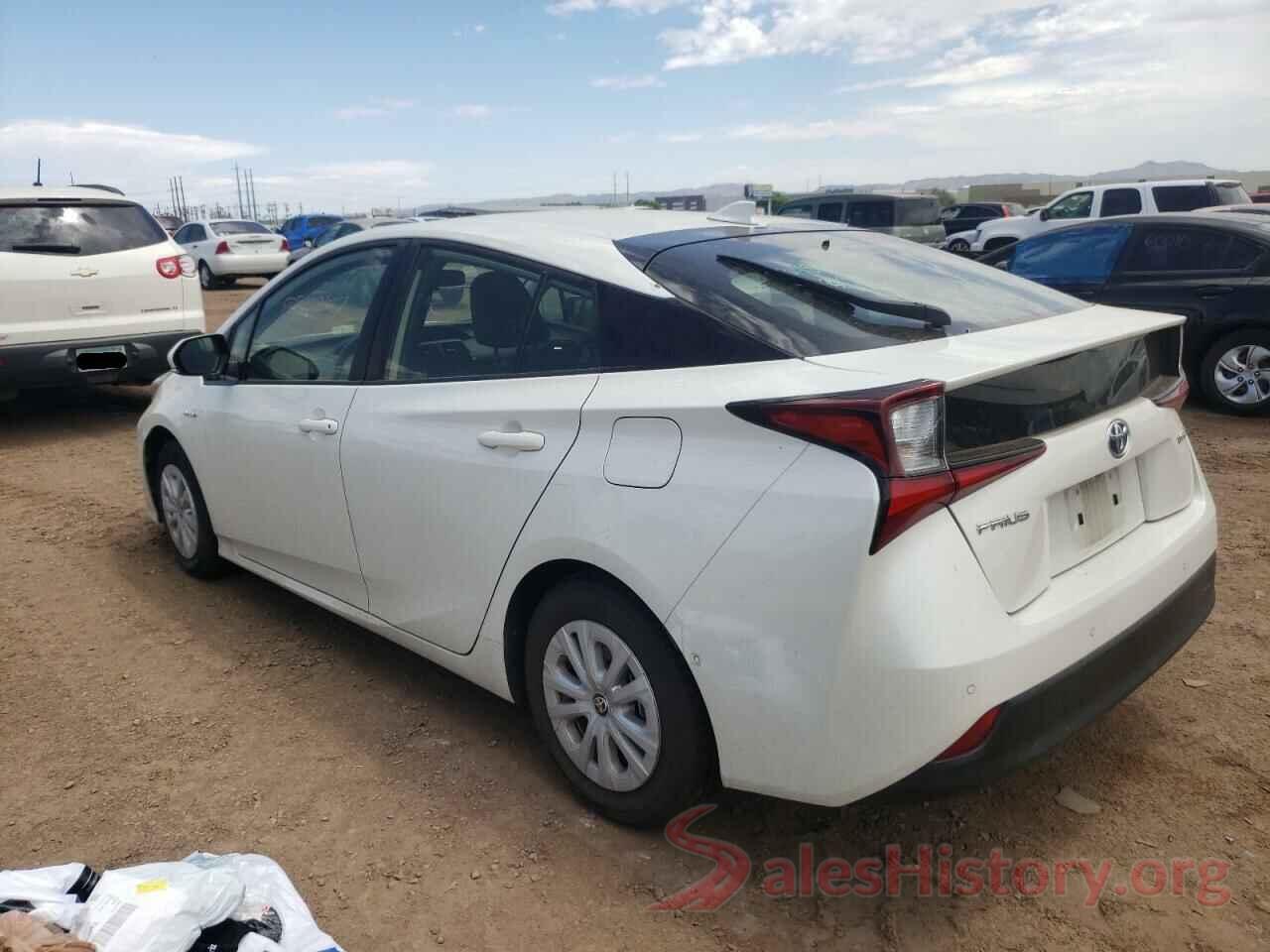 JTDKARFU4K3081140 2019 TOYOTA PRIUS