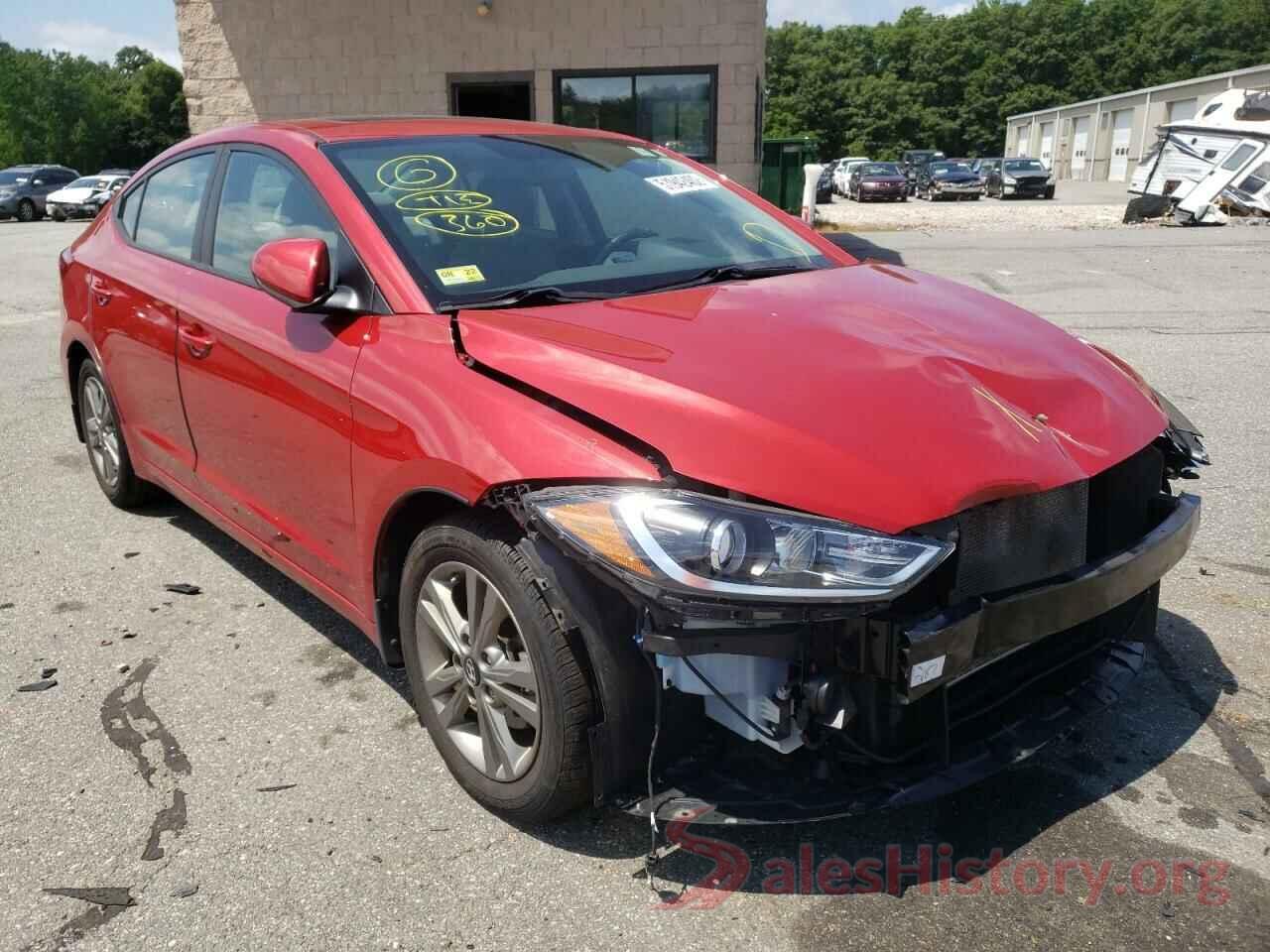 5NPD84LF9JH379182 2018 HYUNDAI ELANTRA