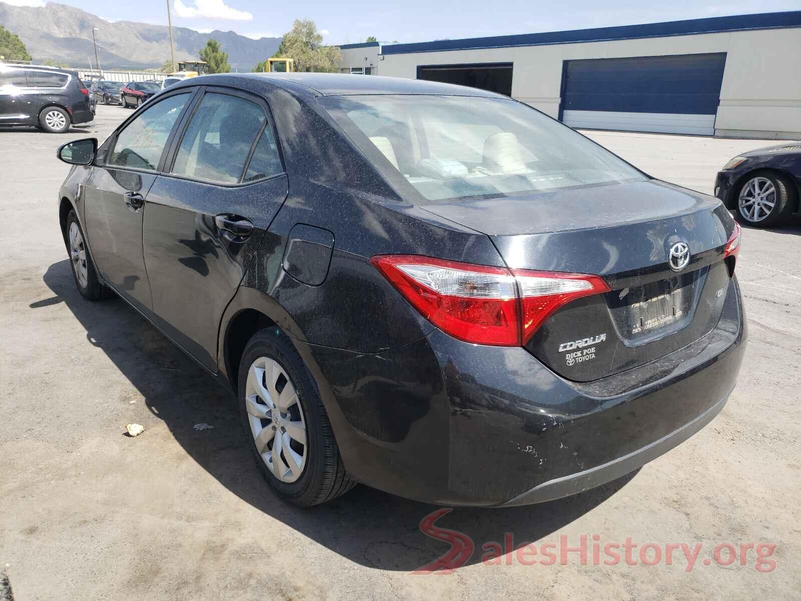 5YFBURHE3GP567997 2016 TOYOTA COROLLA