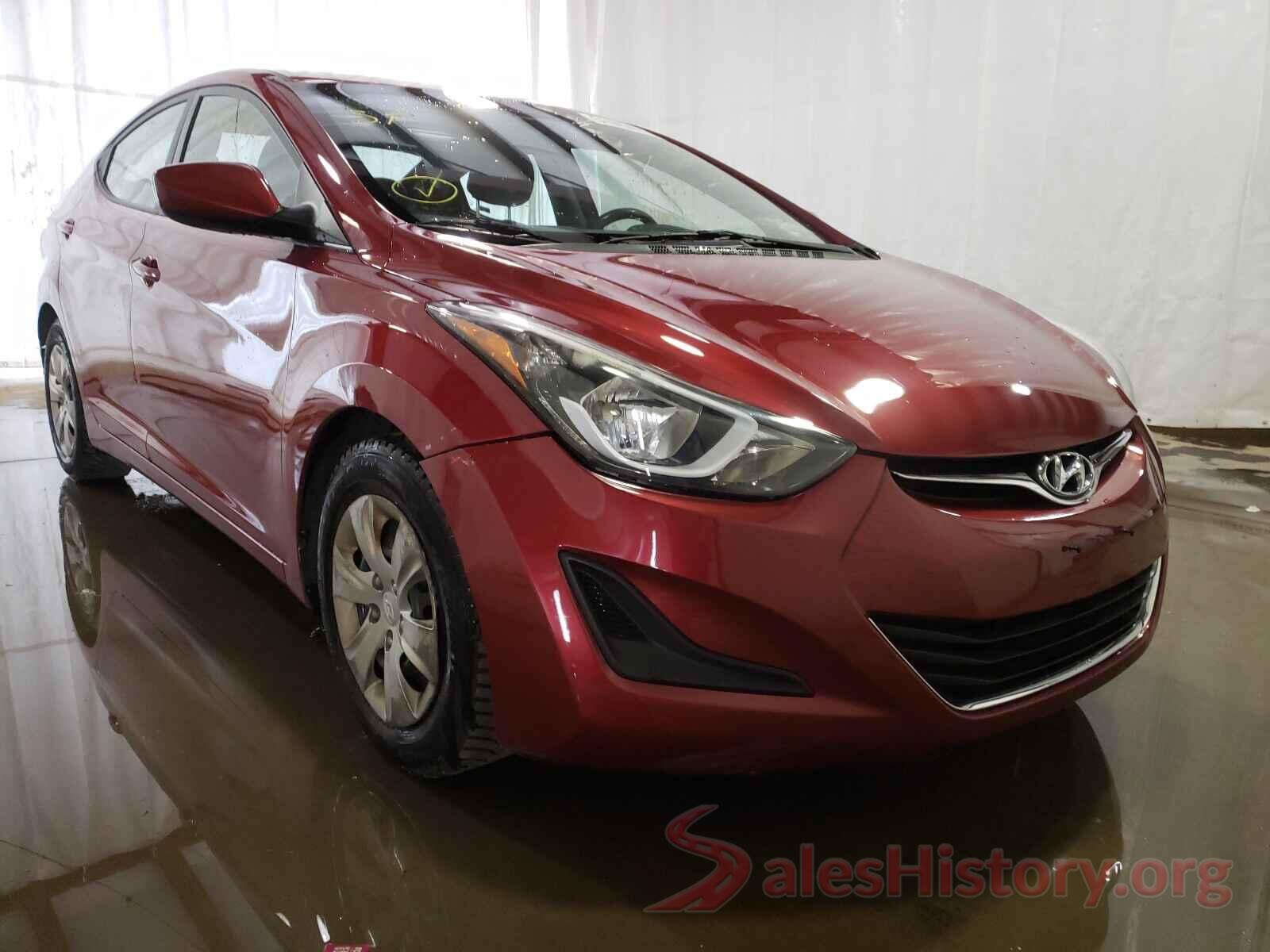 5NPDH4AE7GH749774 2016 HYUNDAI ELANTRA