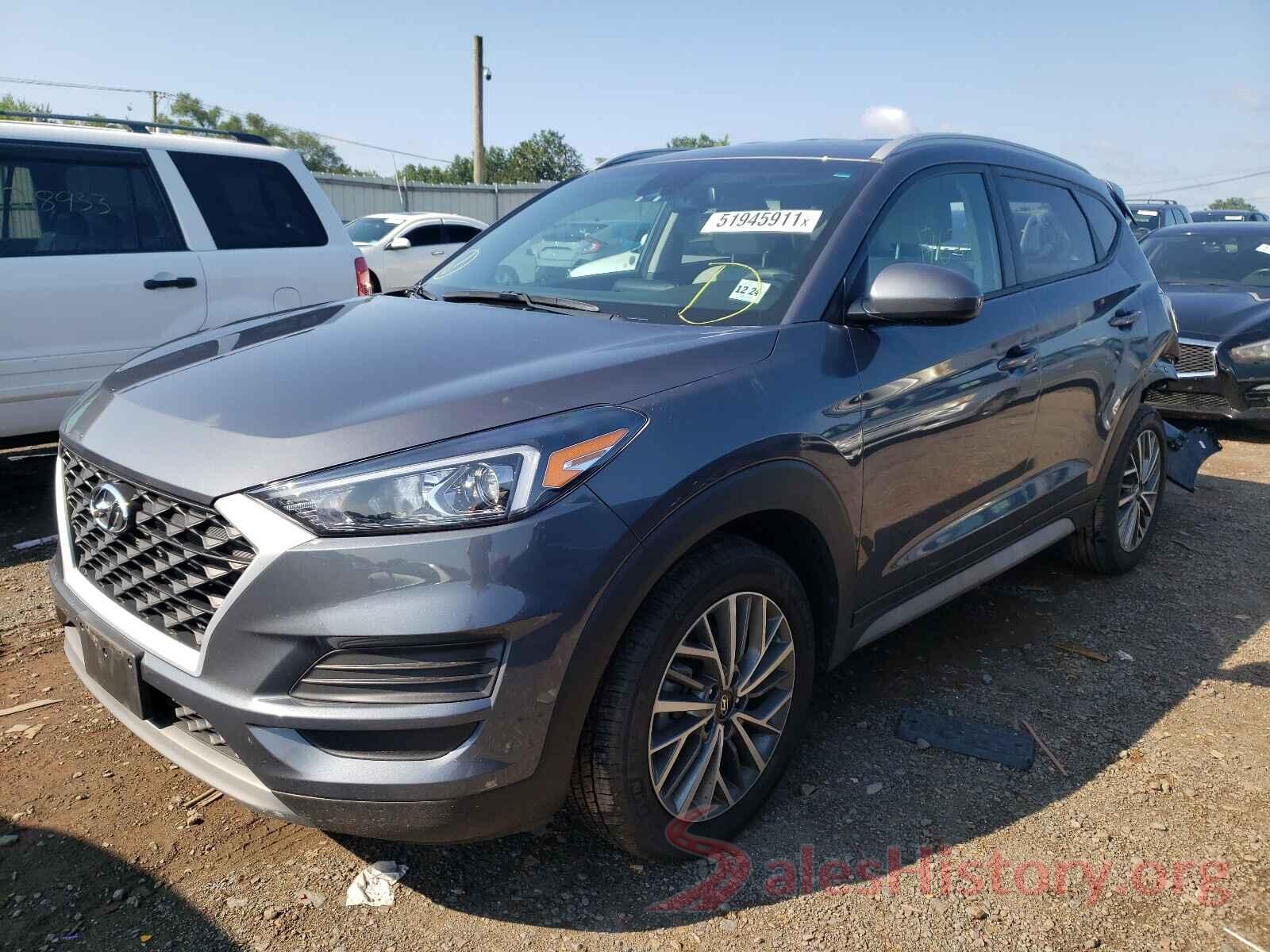 KM8J3CAL0KU036607 2019 HYUNDAI TUCSON