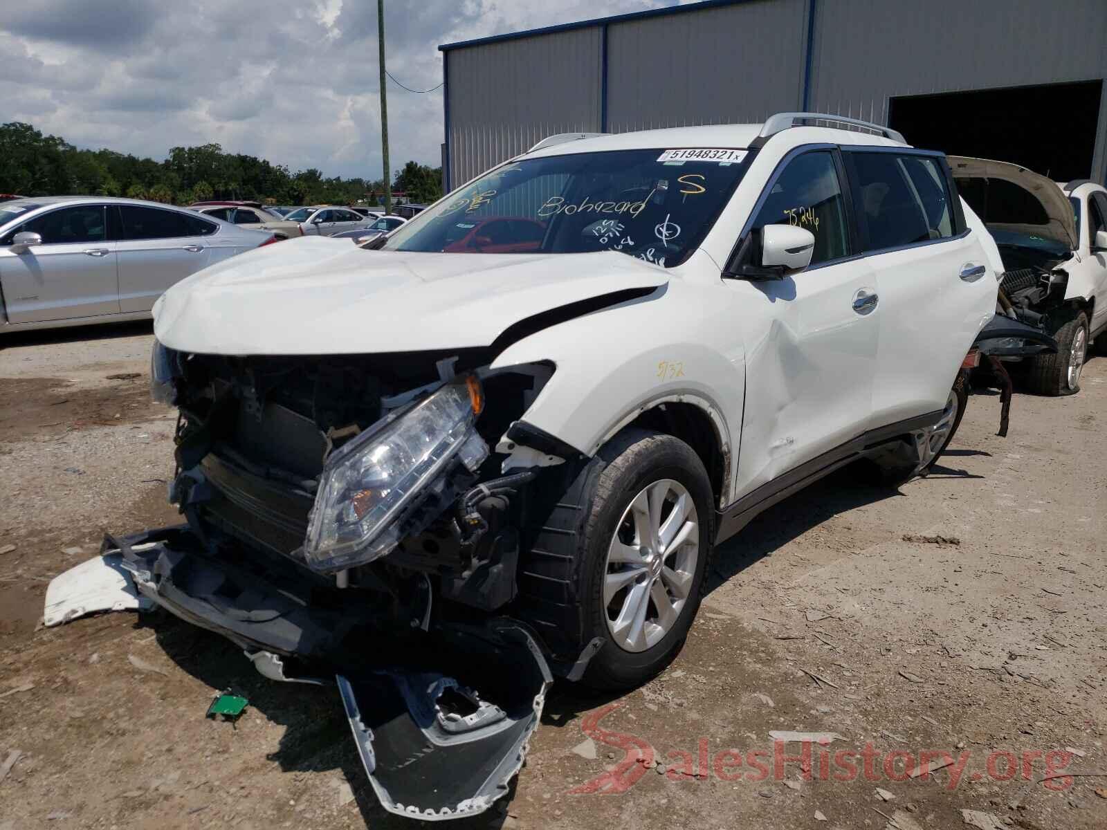 5N1AT2MT7GC910132 2016 NISSAN ROGUE