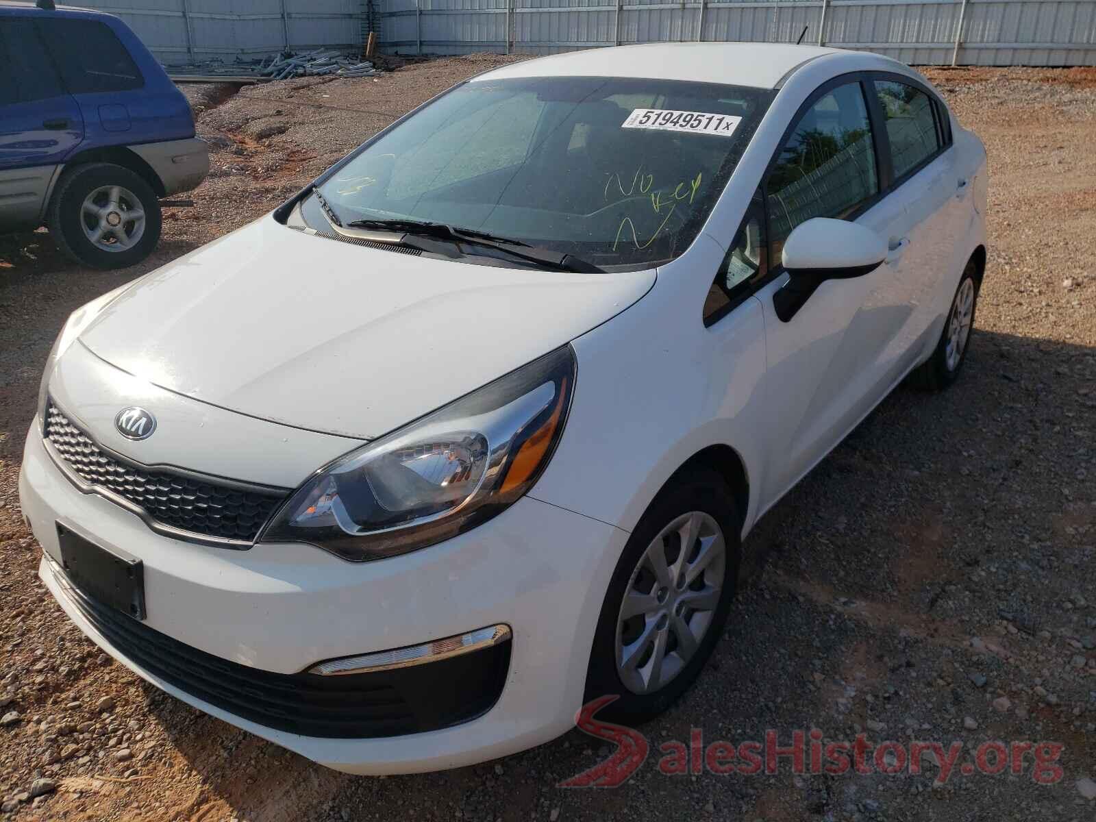 KNADM4A32G6576778 2016 KIA RIO