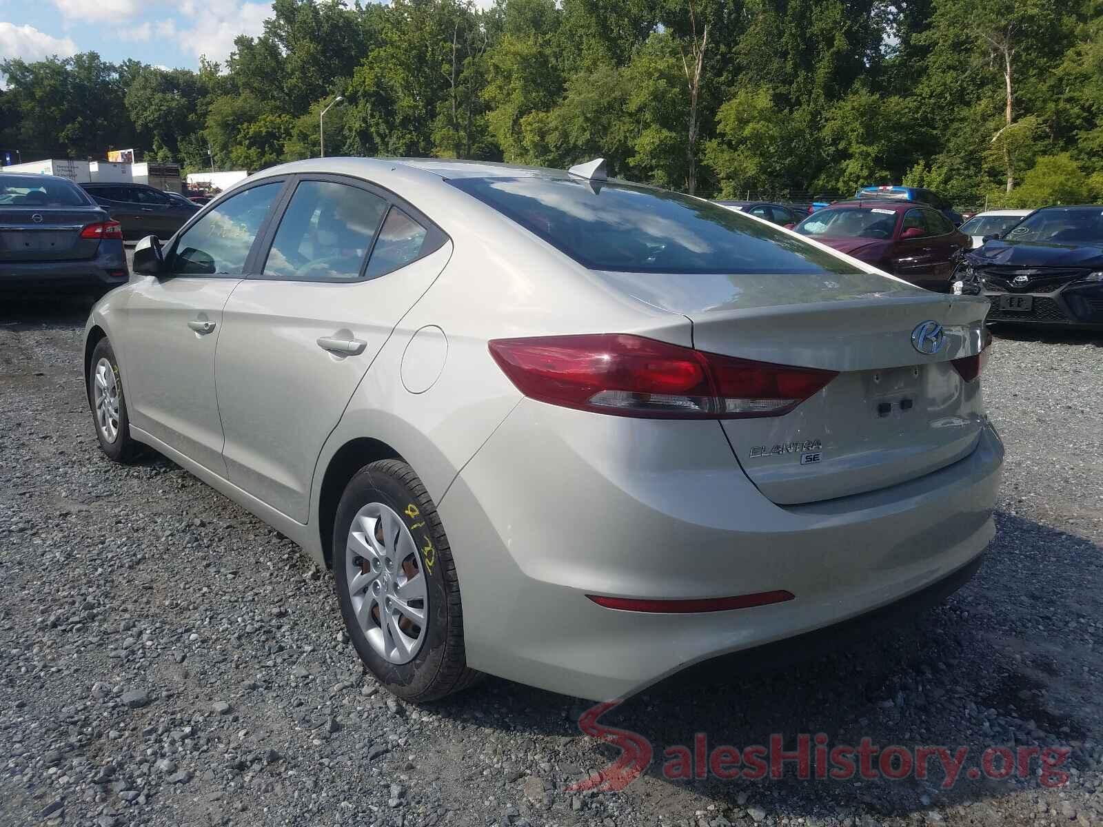 5NPD74LF8HH101418 2017 HYUNDAI ELANTRA