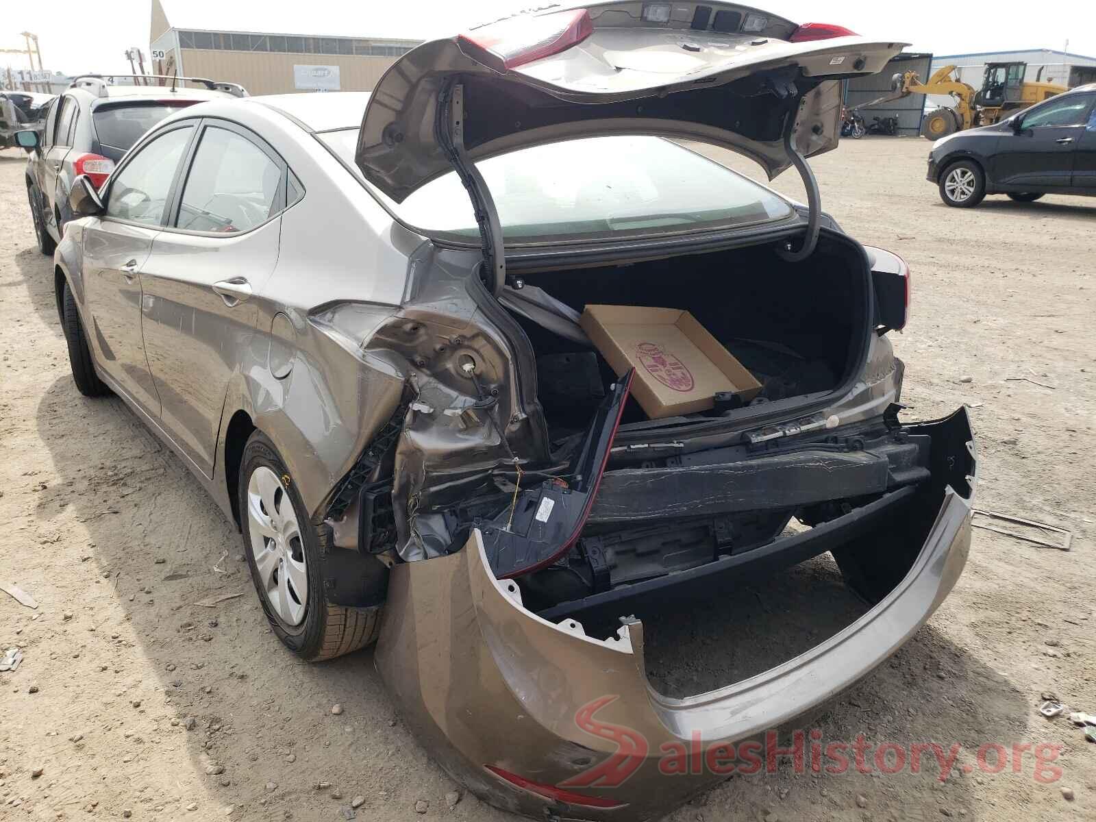 5NPDH4AE7GH745403 2016 HYUNDAI ELANTRA