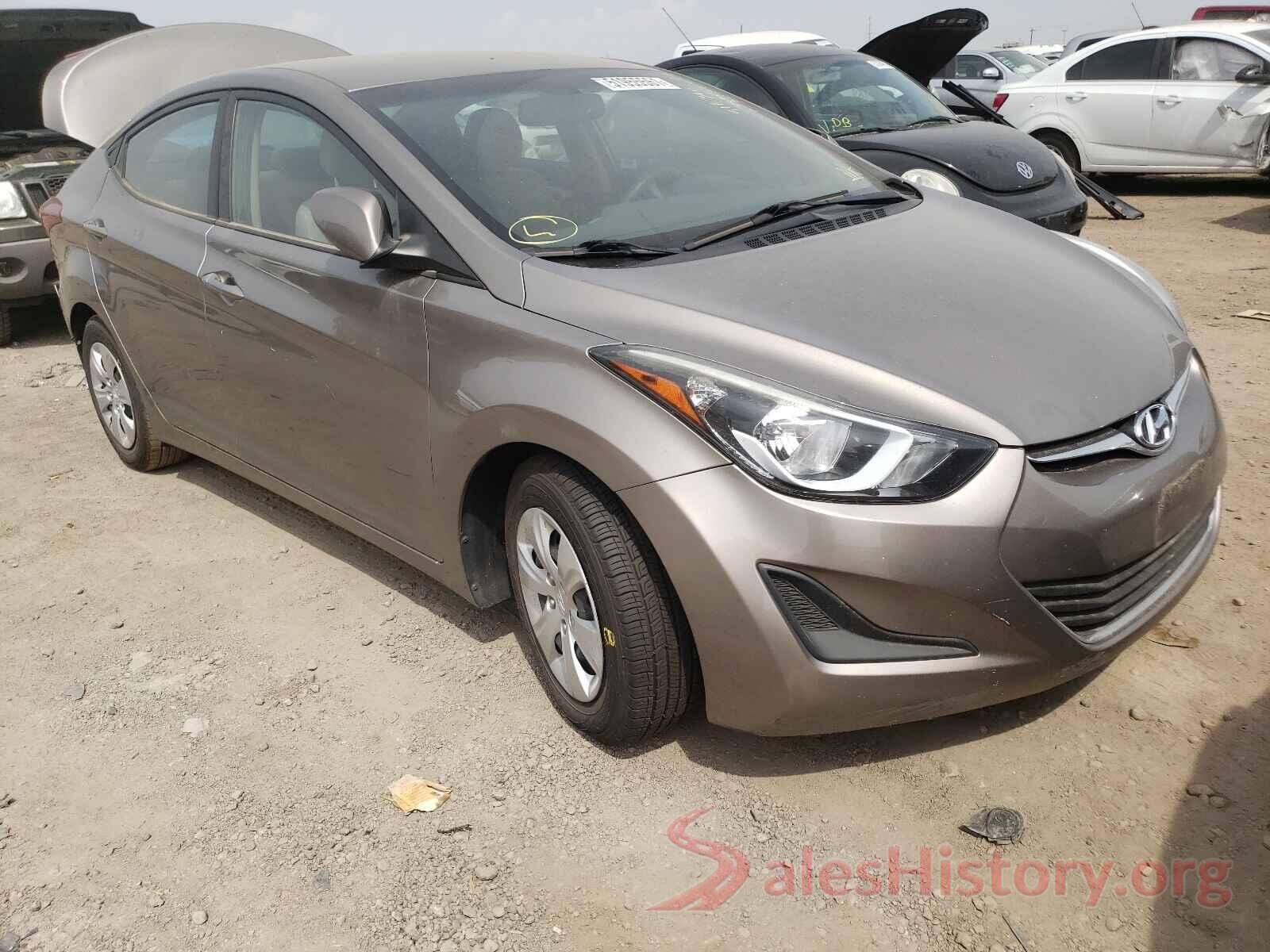 5NPDH4AE7GH745403 2016 HYUNDAI ELANTRA