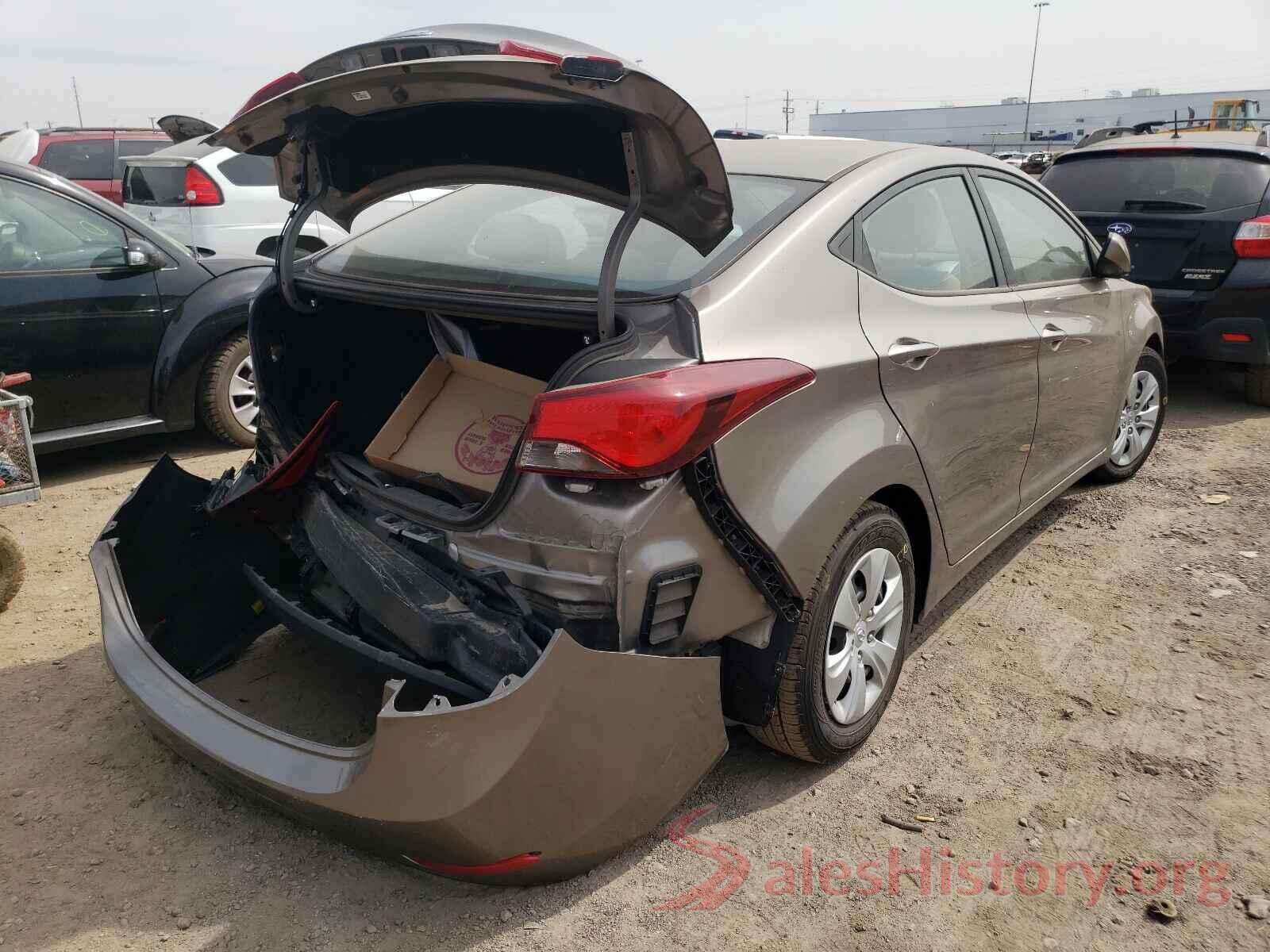 5NPDH4AE7GH745403 2016 HYUNDAI ELANTRA