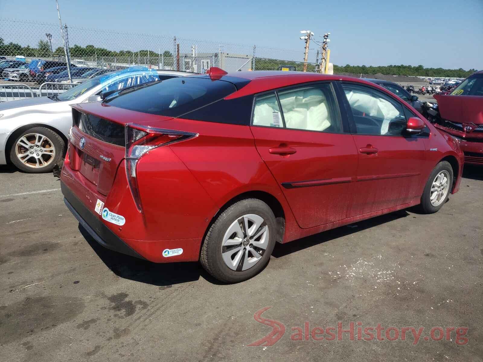 JTDKARFU2J3064125 2018 TOYOTA PRIUS