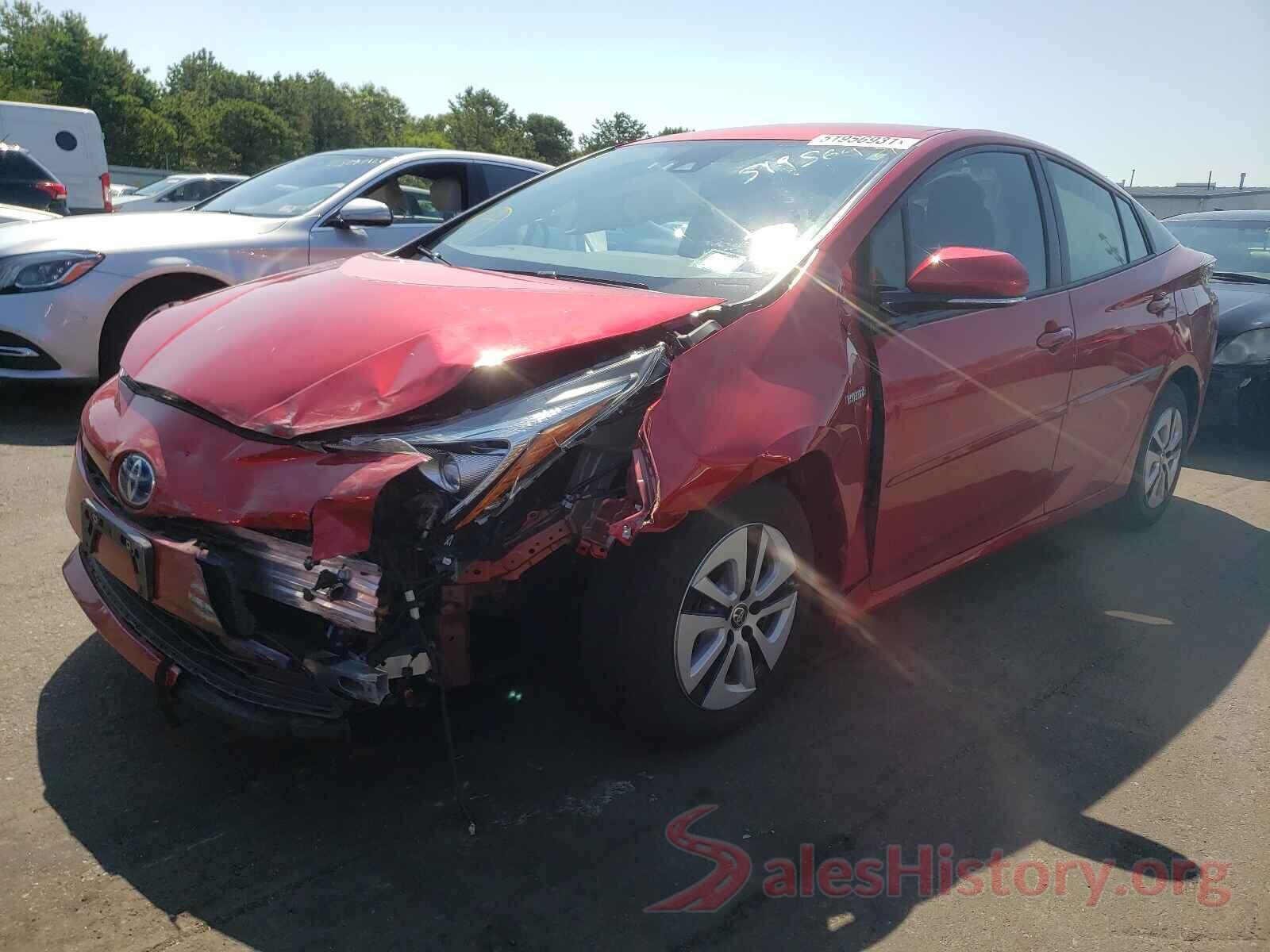 JTDKARFU2J3064125 2018 TOYOTA PRIUS