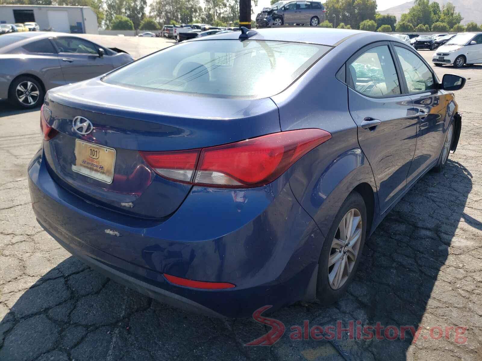 5NPDH4AE3GH658730 2016 HYUNDAI ELANTRA