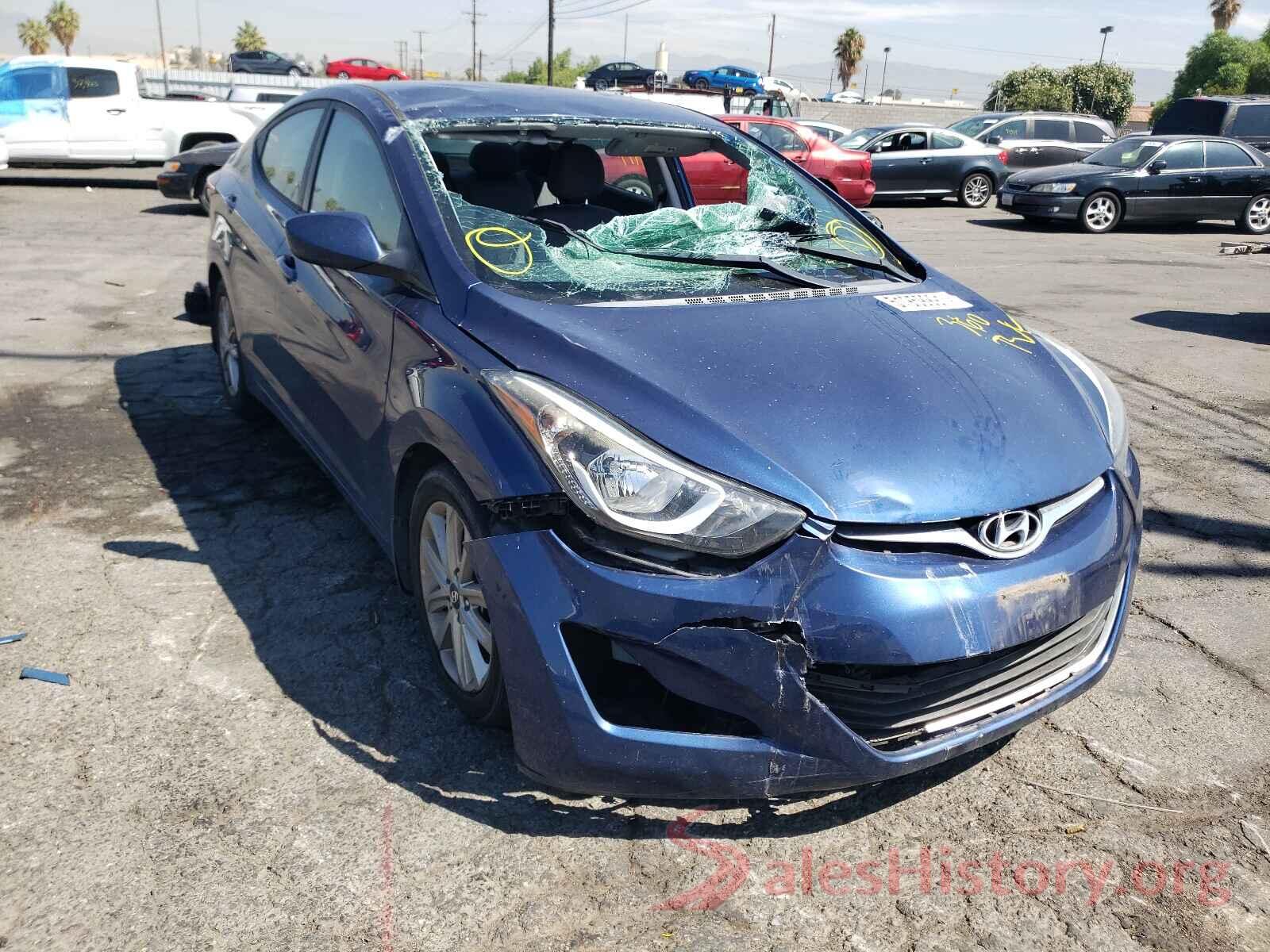 5NPDH4AE3GH658730 2016 HYUNDAI ELANTRA