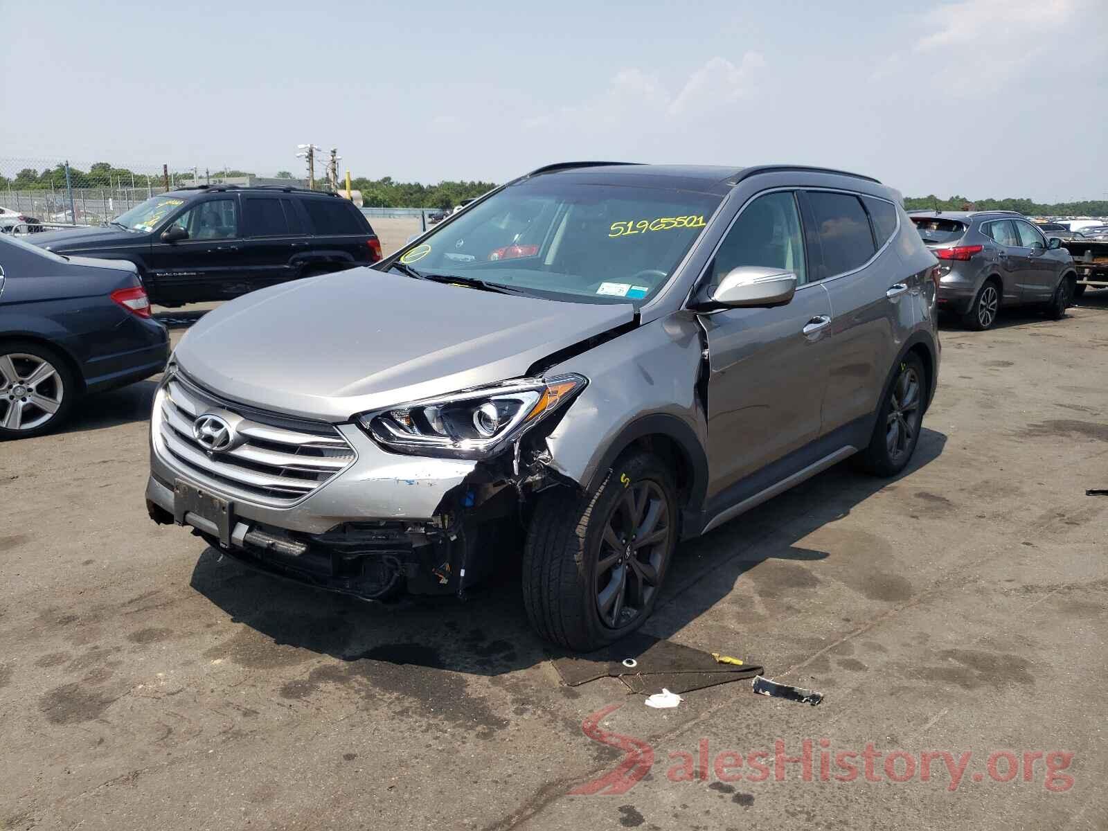 5NMZWDLA7HH039827 2017 HYUNDAI SANTA FE