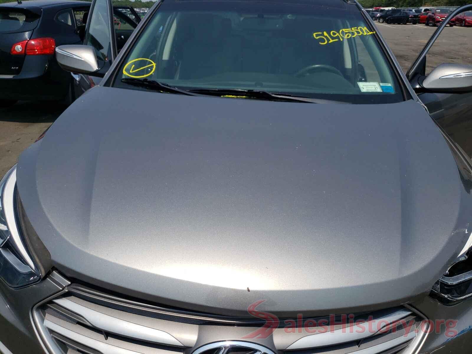 5NMZWDLA7HH039827 2017 HYUNDAI SANTA FE