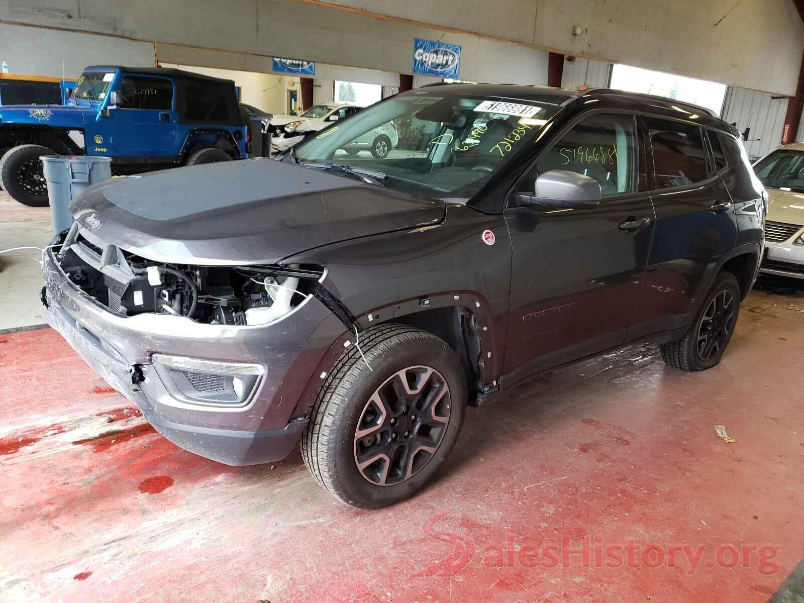 3C4NJDDB7KT721234 2019 JEEP COMPASS