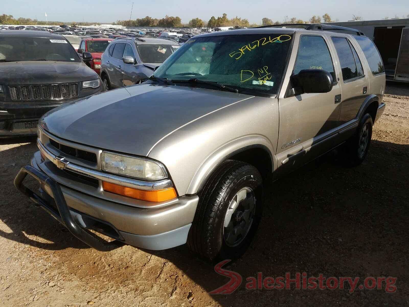 1GNDT13W22K139091 2002 CHEVROLET BLAZER