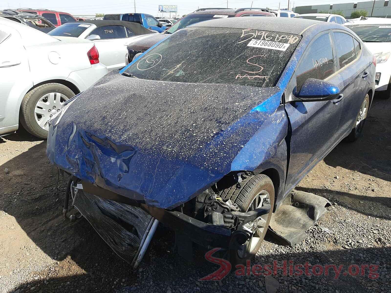 5NPD84LF4JH233210 2018 HYUNDAI ELANTRA