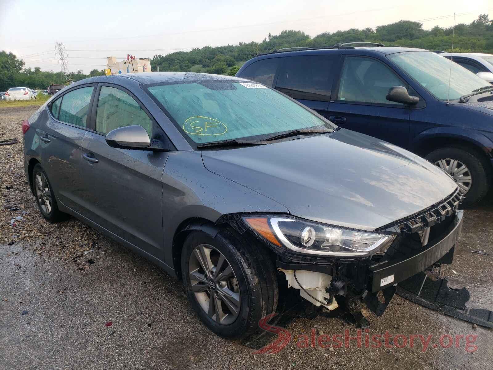 5NPD84LF5JH265261 2018 HYUNDAI ELANTRA