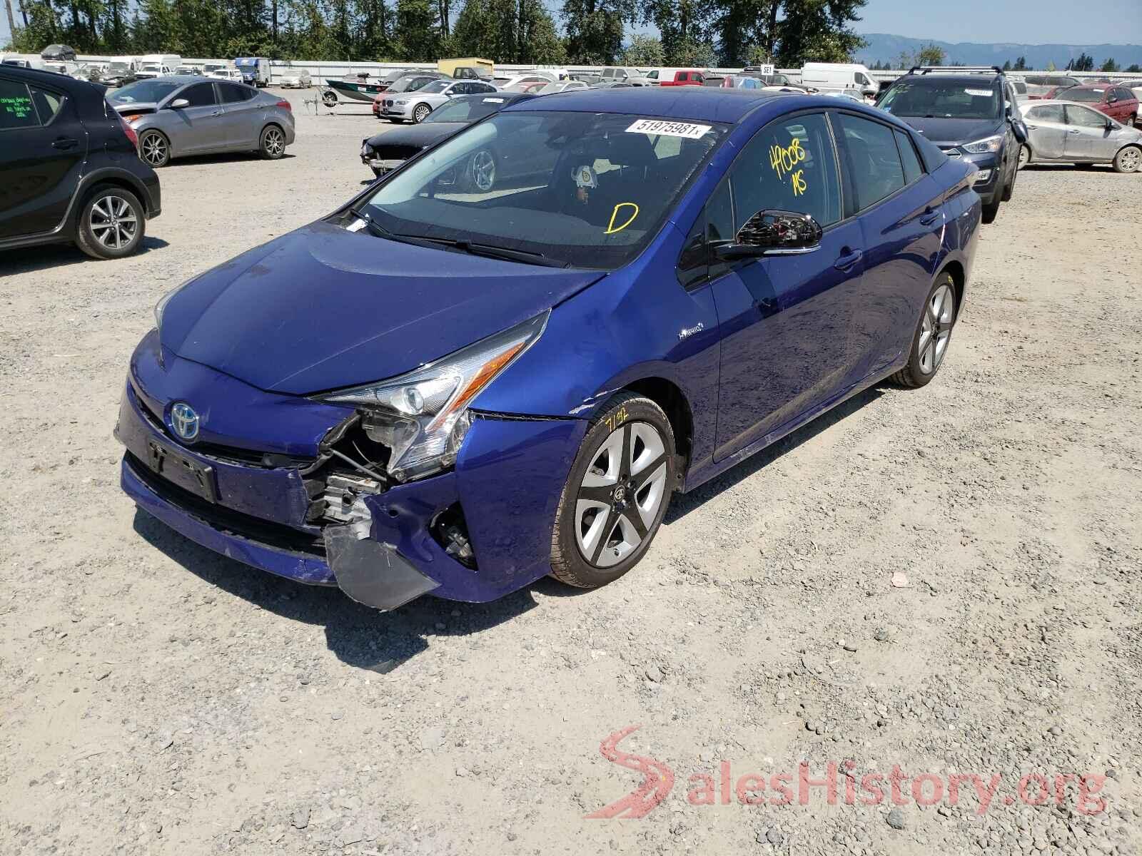 JTDKARFU5H3538062 2017 TOYOTA PRIUS