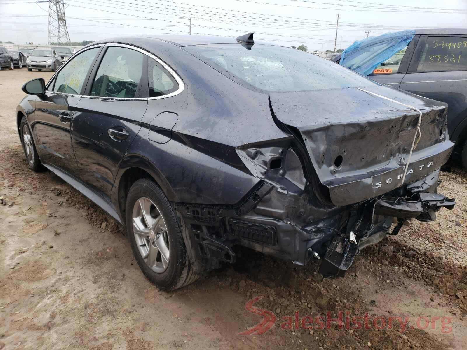 5NPEG4JA6LH012113 2020 HYUNDAI SONATA