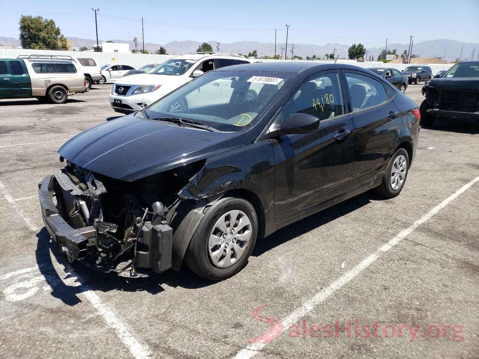 KMHCT4AE5GU121837 2016 HYUNDAI ACCENT