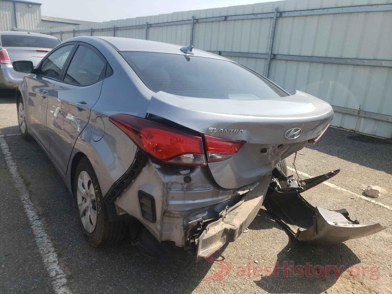 5NPDH4AE2GH772721 2016 HYUNDAI ELANTRA