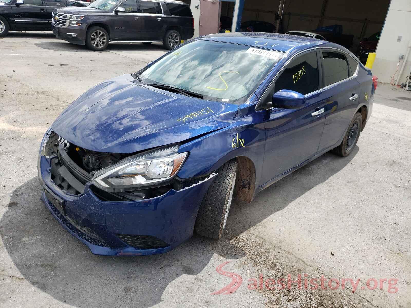 3N1AB7AP9KY451443 2019 NISSAN SENTRA