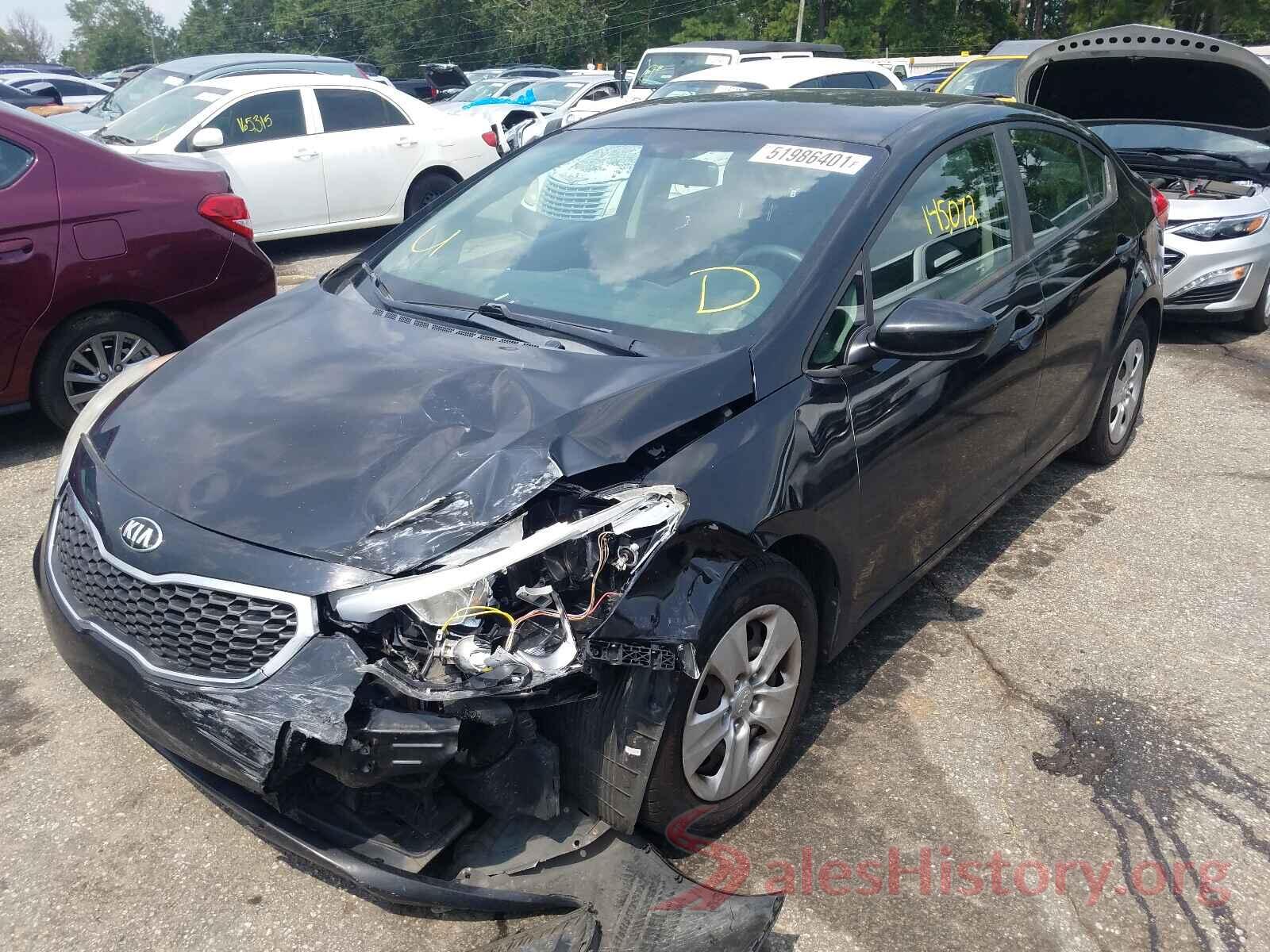 KNAFK4A61G5511127 2016 KIA FORTE